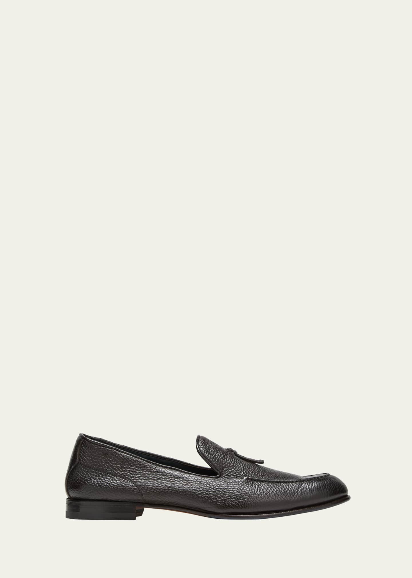 di Bianco Men's Turati Deerskin Tassel Loafers Image 1 of 5