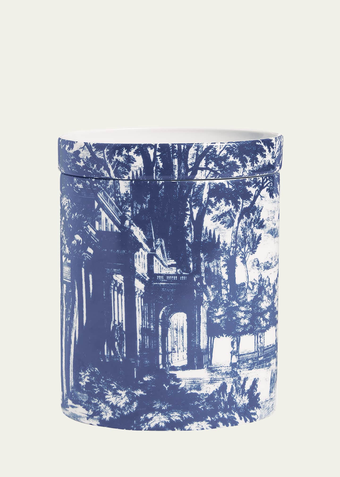 Fornasetti Scented Candle Large Blue & White/ Giardino Settecentesco Image 3 of 4