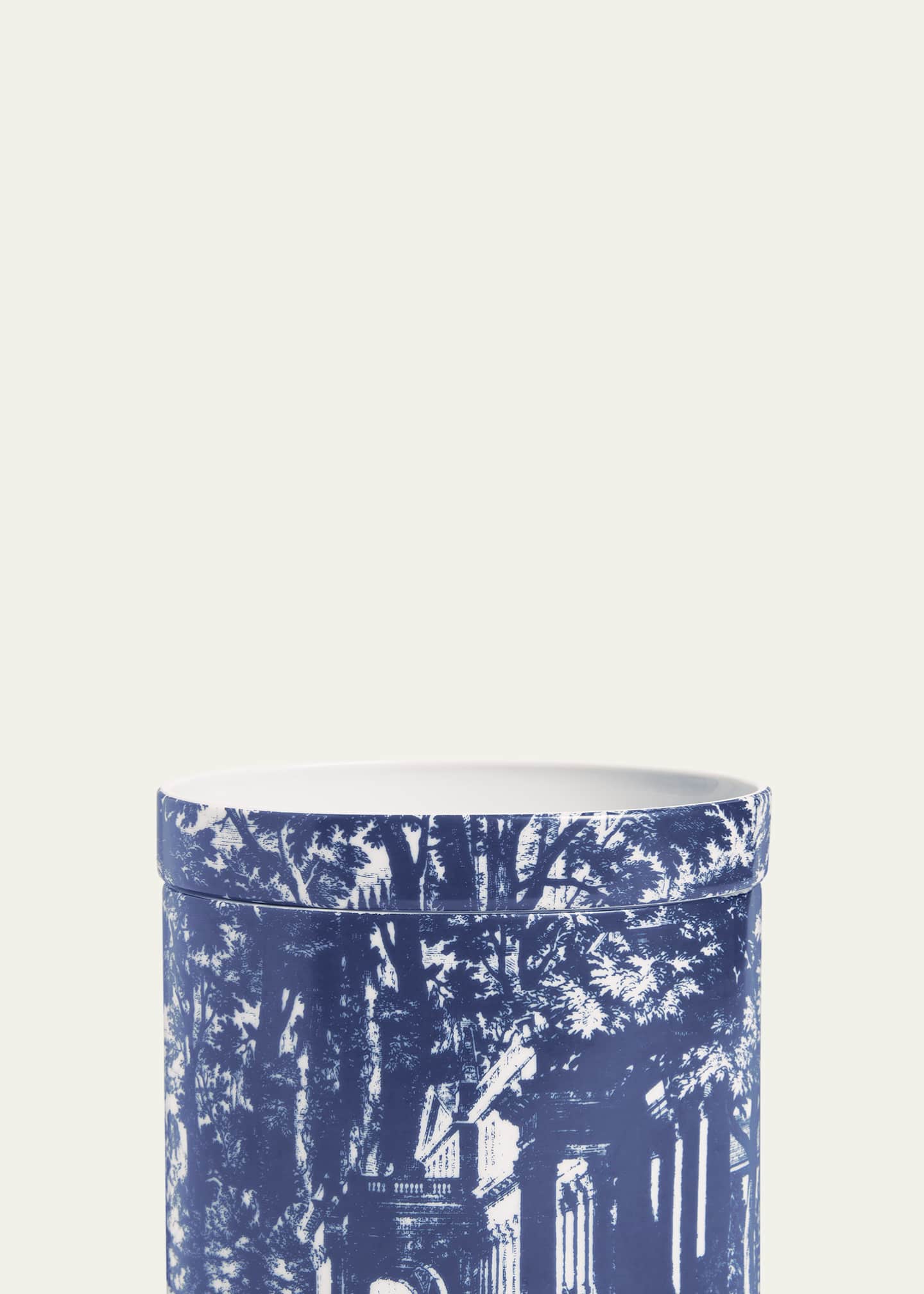 Fornasetti Scented Candle Large Blue & White/ Giardino Settecentesco Image 4 of 4