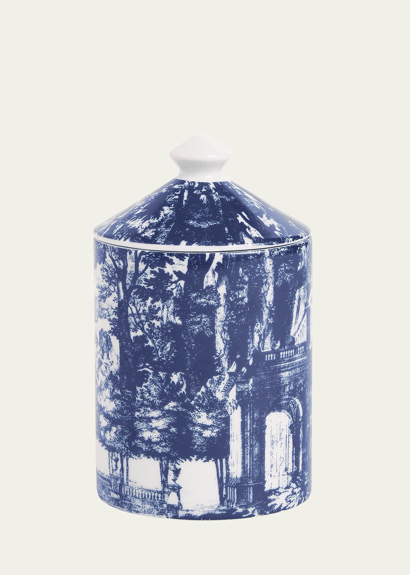 Fornasetti Scented Candle Small Blue & White/ Giardino Settecentesco Image 1 of 4