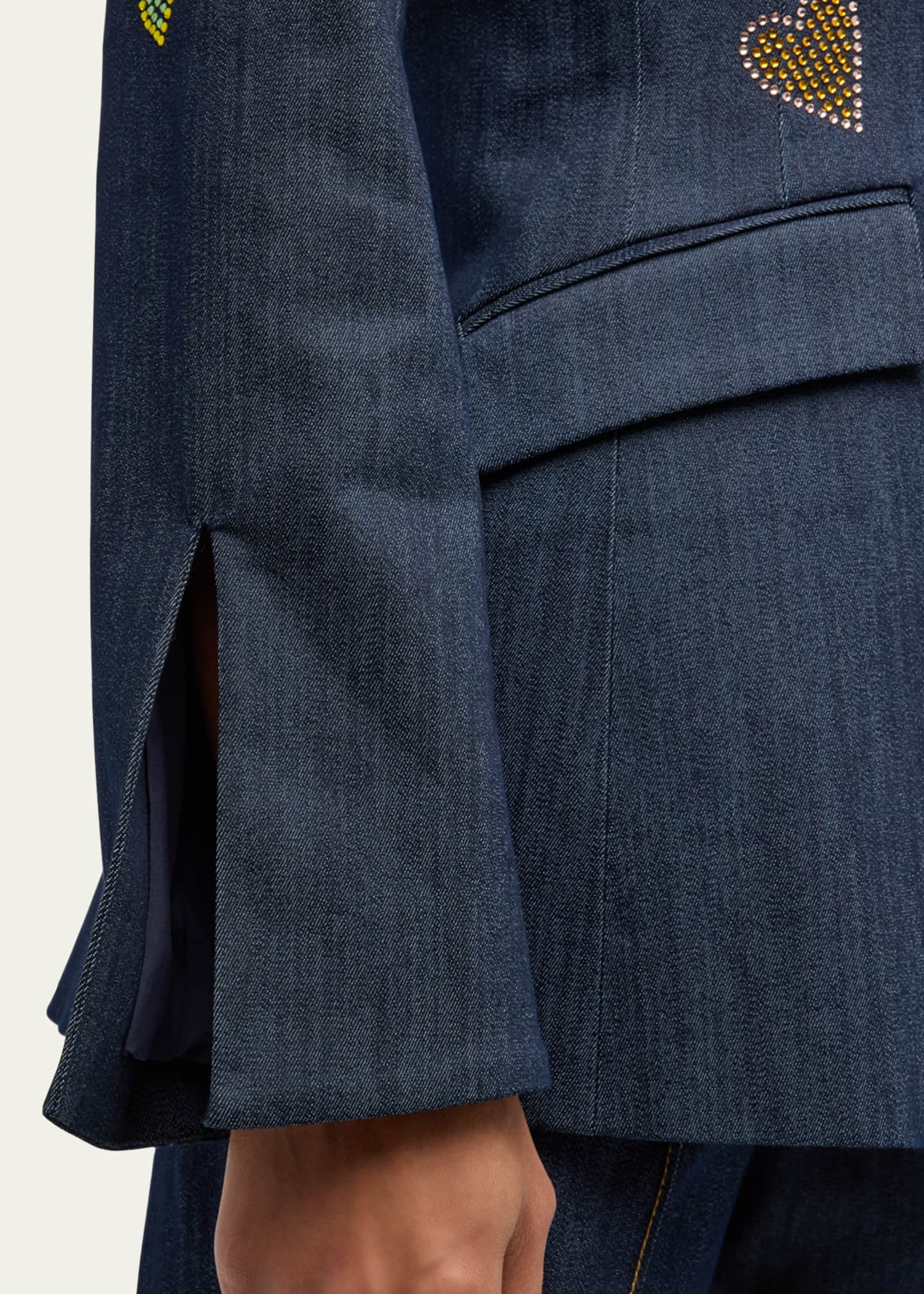 KISSING BOOTH DENIM CHEYENNE BLAZER