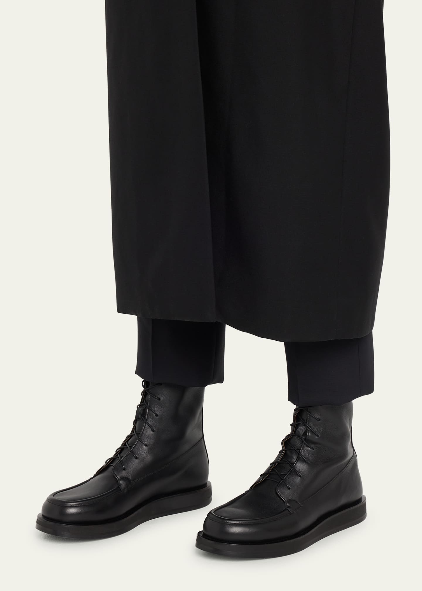 The row shop lace up boots