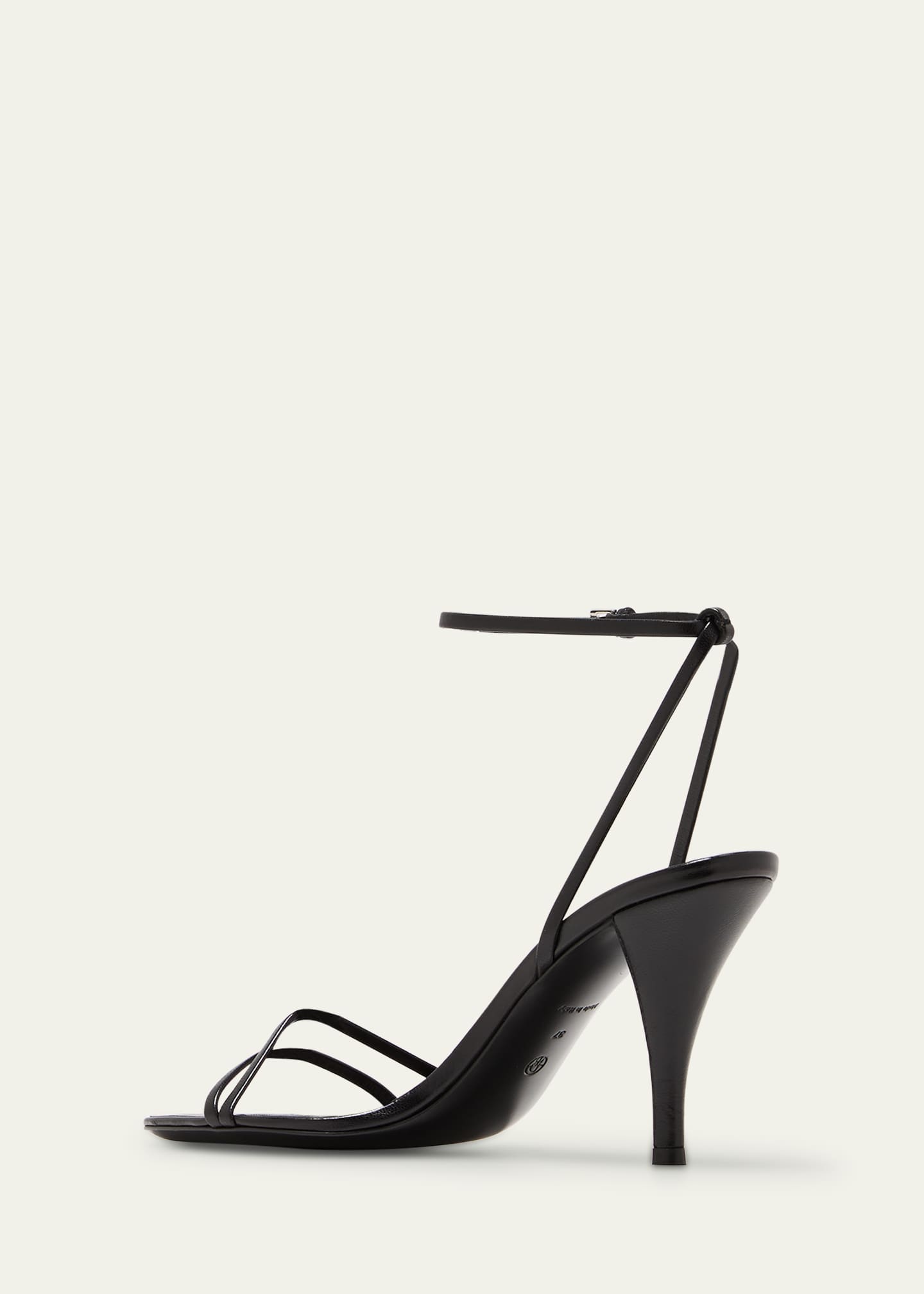 THE ROW Cleo Leather Stiletto Sandals - Bergdorf Goodman