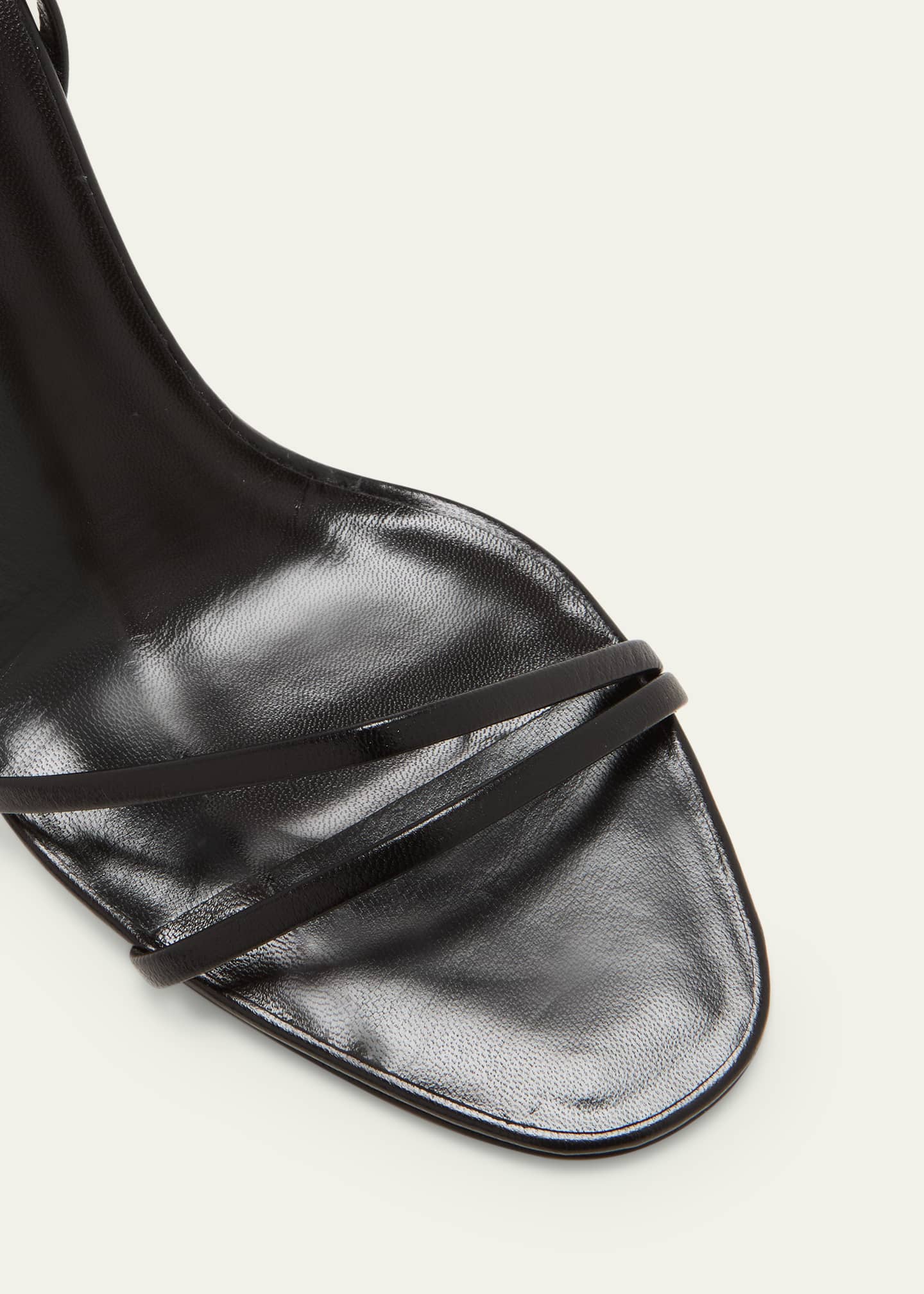 THE ROW Cleo Leather Stiletto Sandals - Bergdorf Goodman