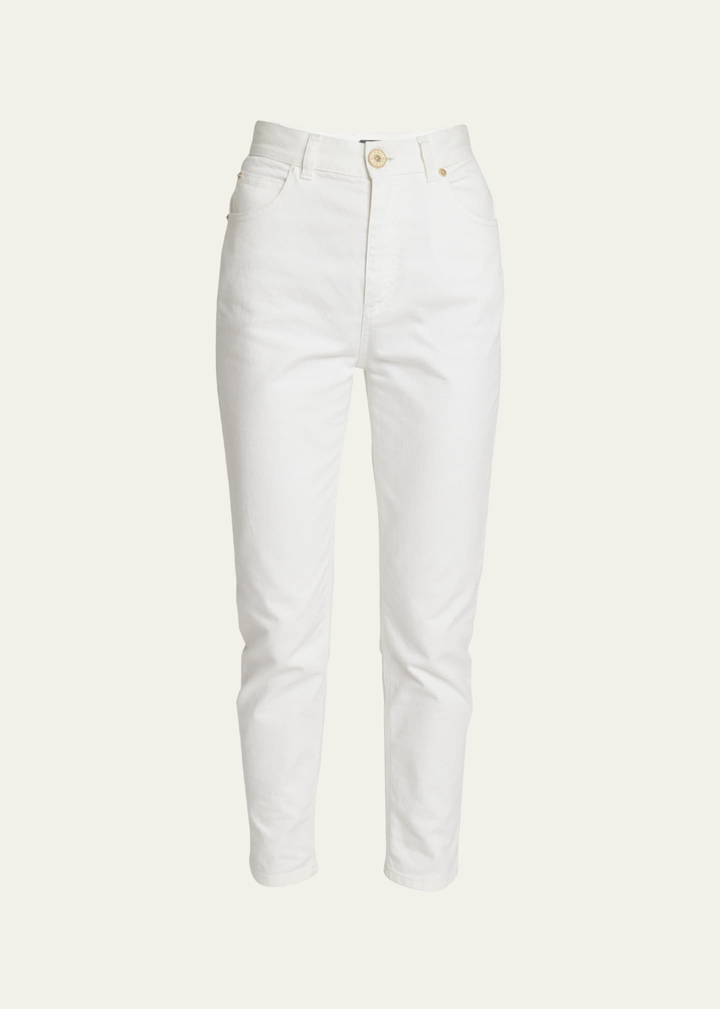 White balmain jeans deals