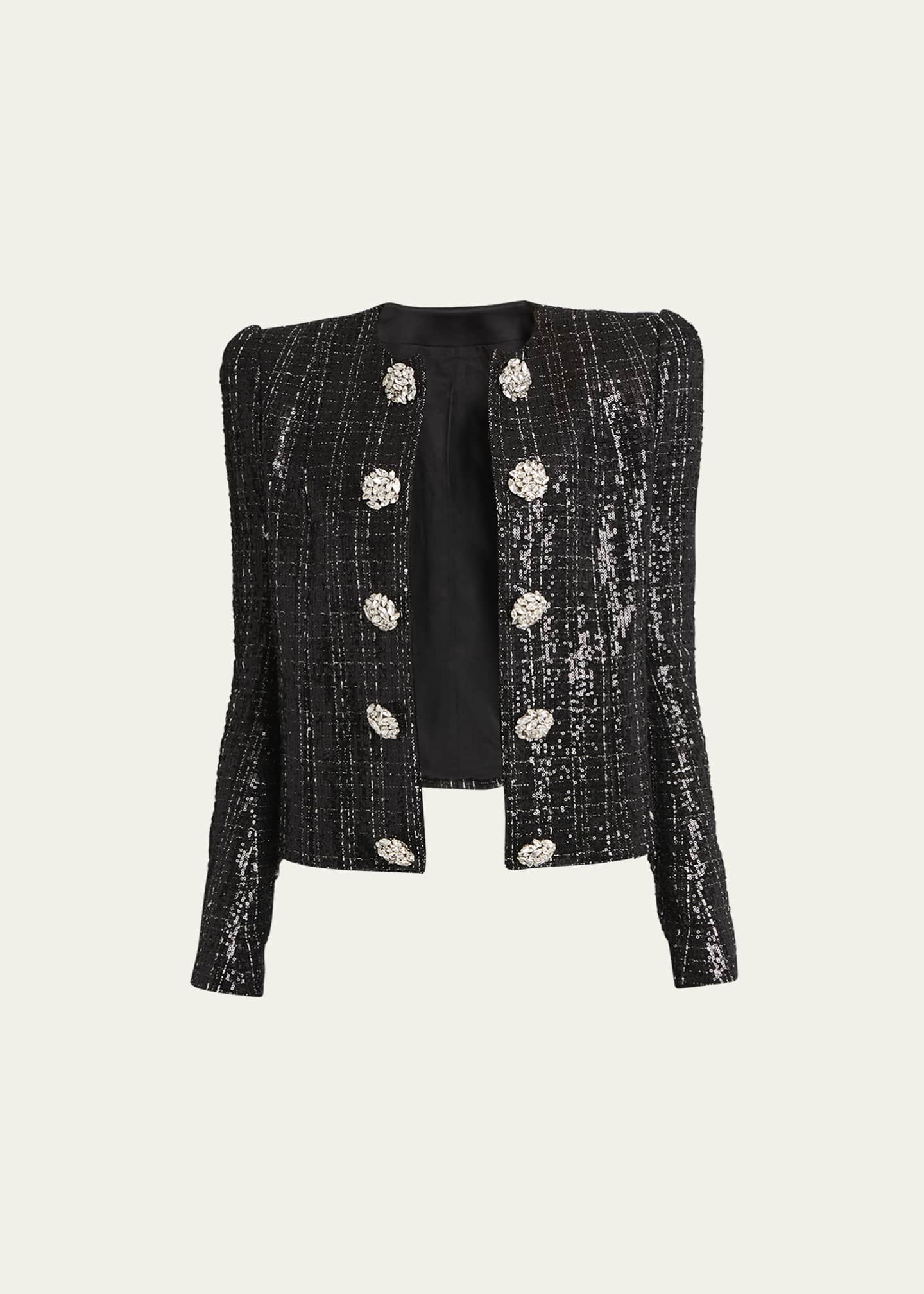 Tweed 2025 balmain blazer