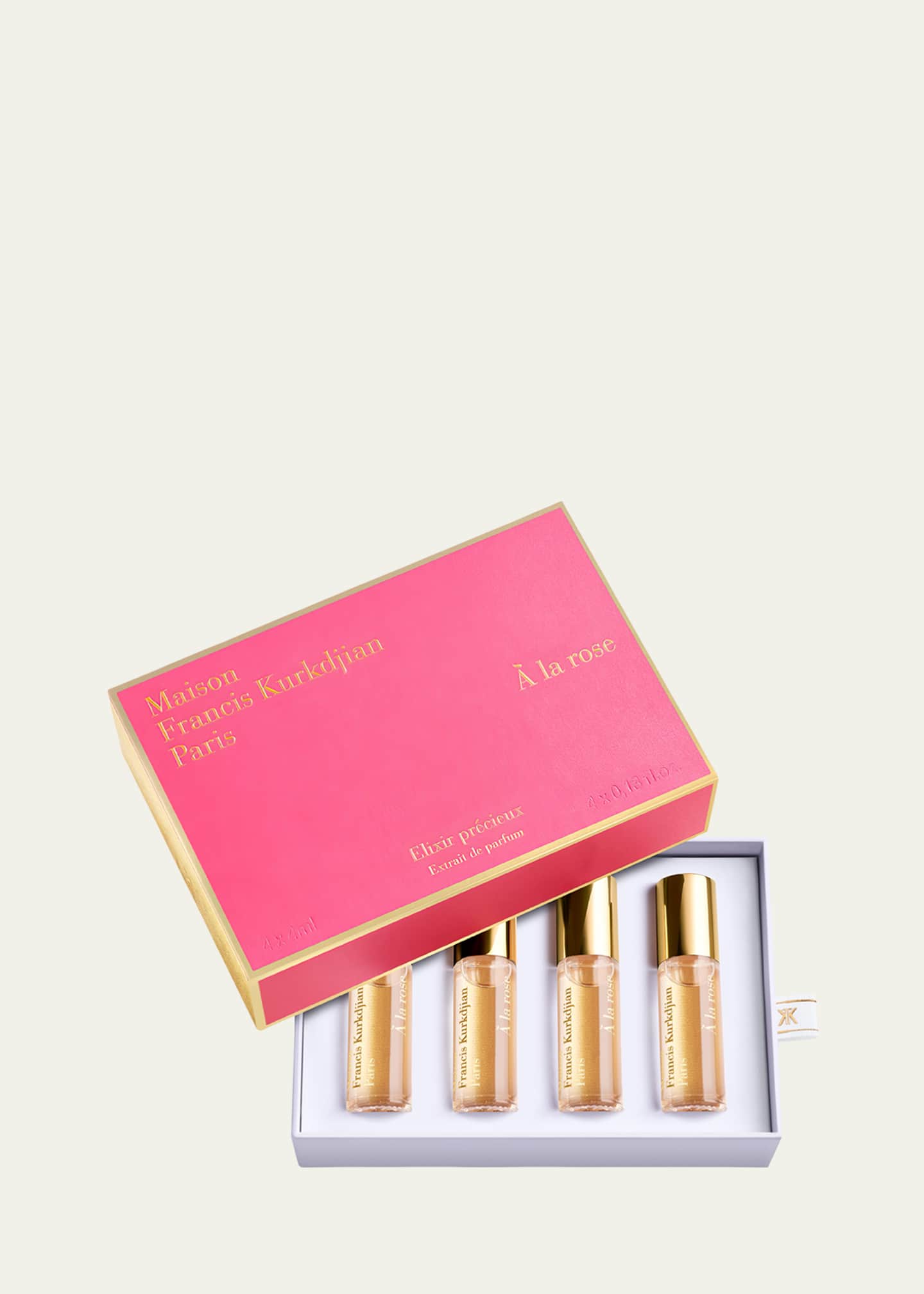 Maison Francis Kurkdjian A la Rose Precious Elixirs, 4 x 4 mL