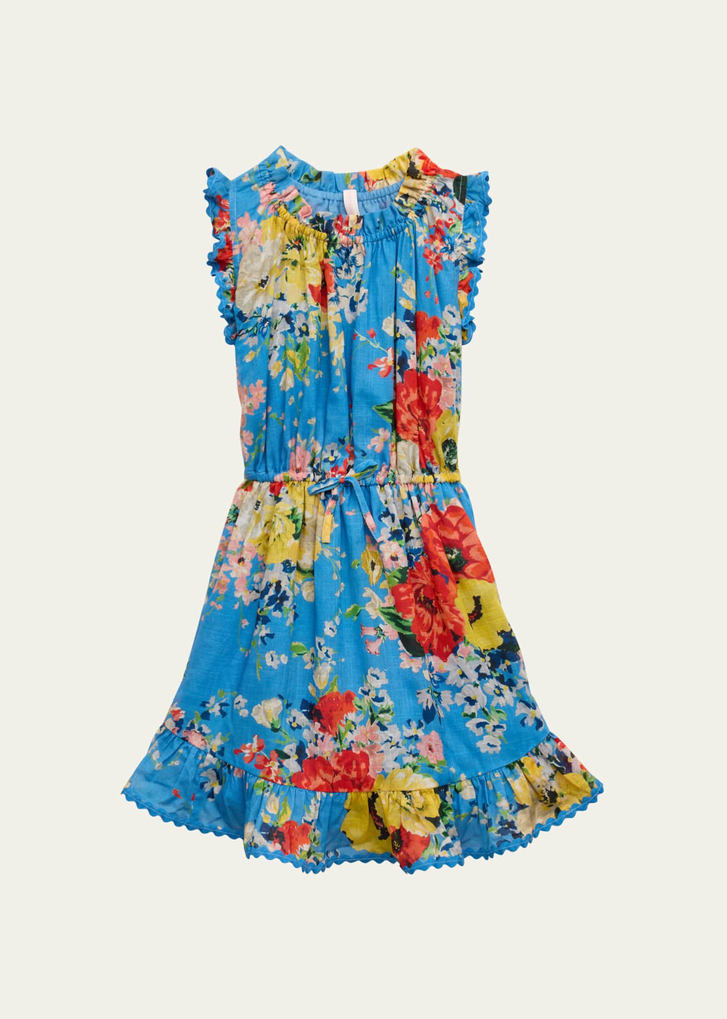Zimmermann Girl's Alight Floral-Print Dress, Size 1-12 - Bergdorf Goodman