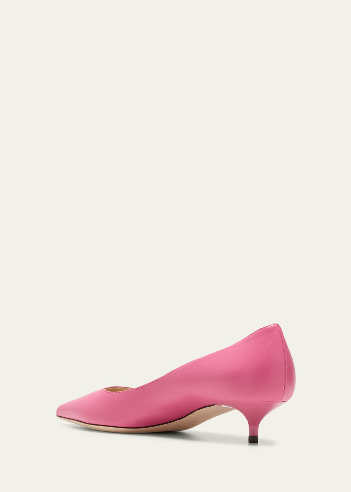 Jimmy Choo Amelia Leather KittenHeel Pumps Bergdorf Goodman