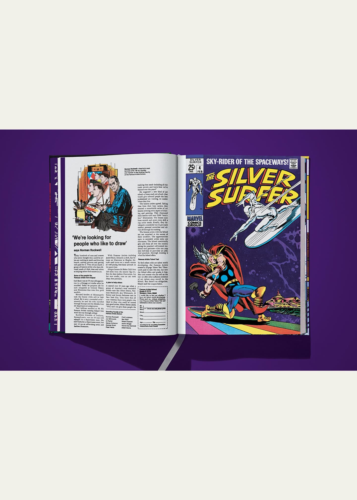 TASCHEN "Marvel Comics Library: Silver Surfer 1968-1970" Book Image 3 of 5