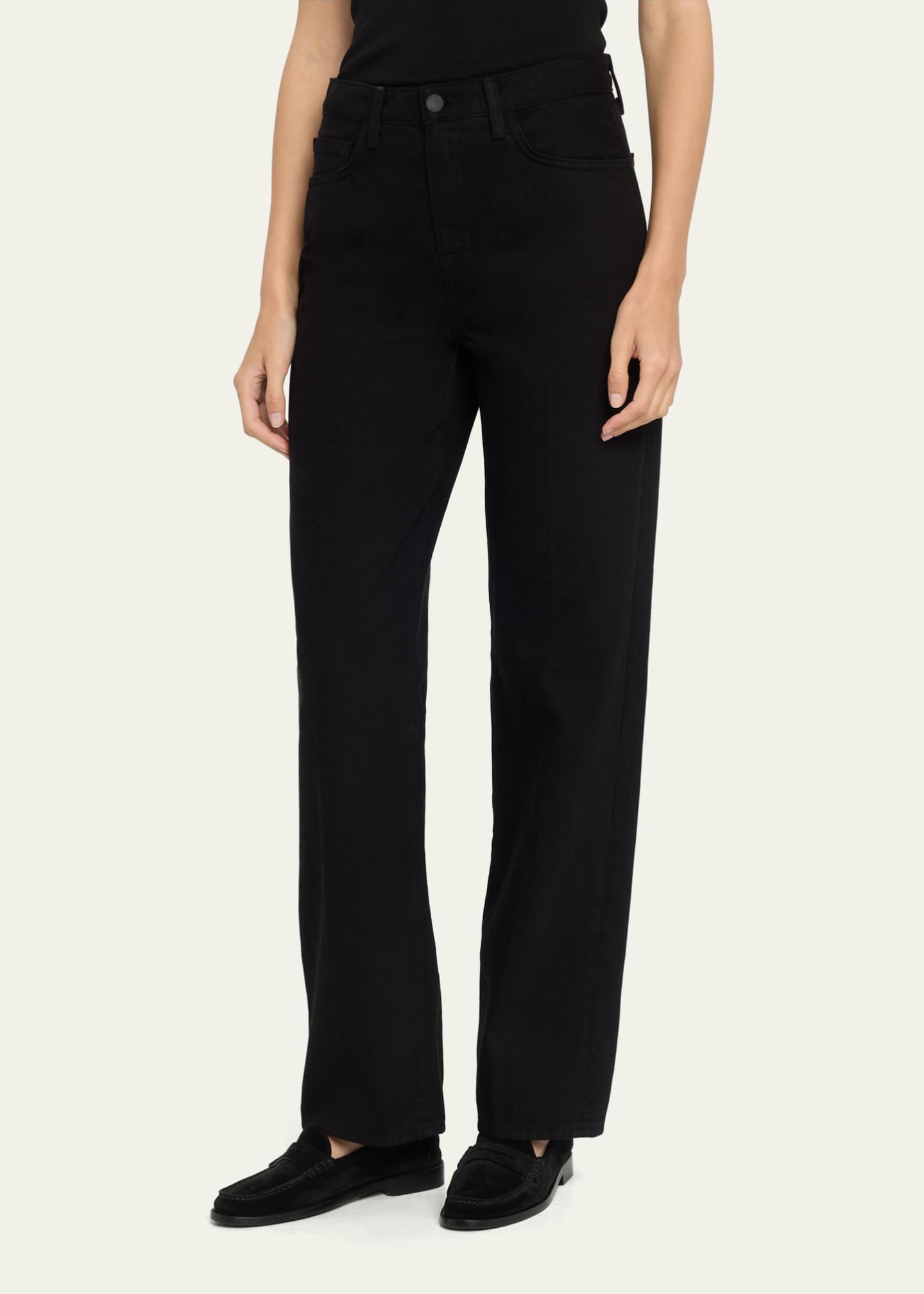 L'Agence Jones Ultra High Rise Stovepipe Jeans - Bergdorf Goodman