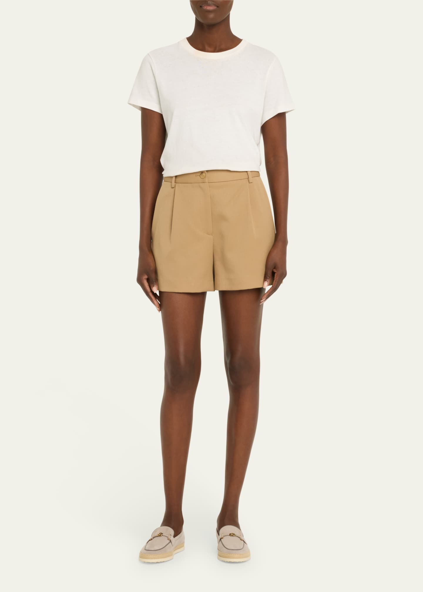 Tod's Gomma Suede T-Ring Espadrille Driver Loafers Image 3 of 6