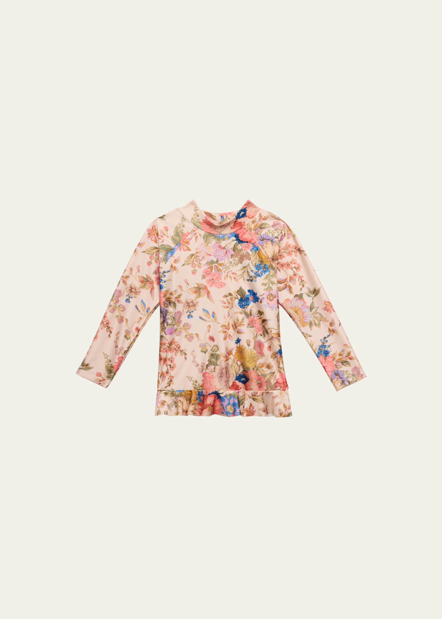 August floral cotton top