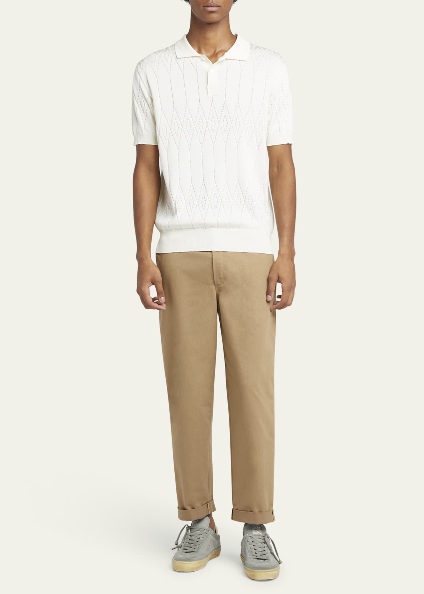 Golden Goose Men's Soul-Star Suede Low-Top Sneakers Image 3 of 6