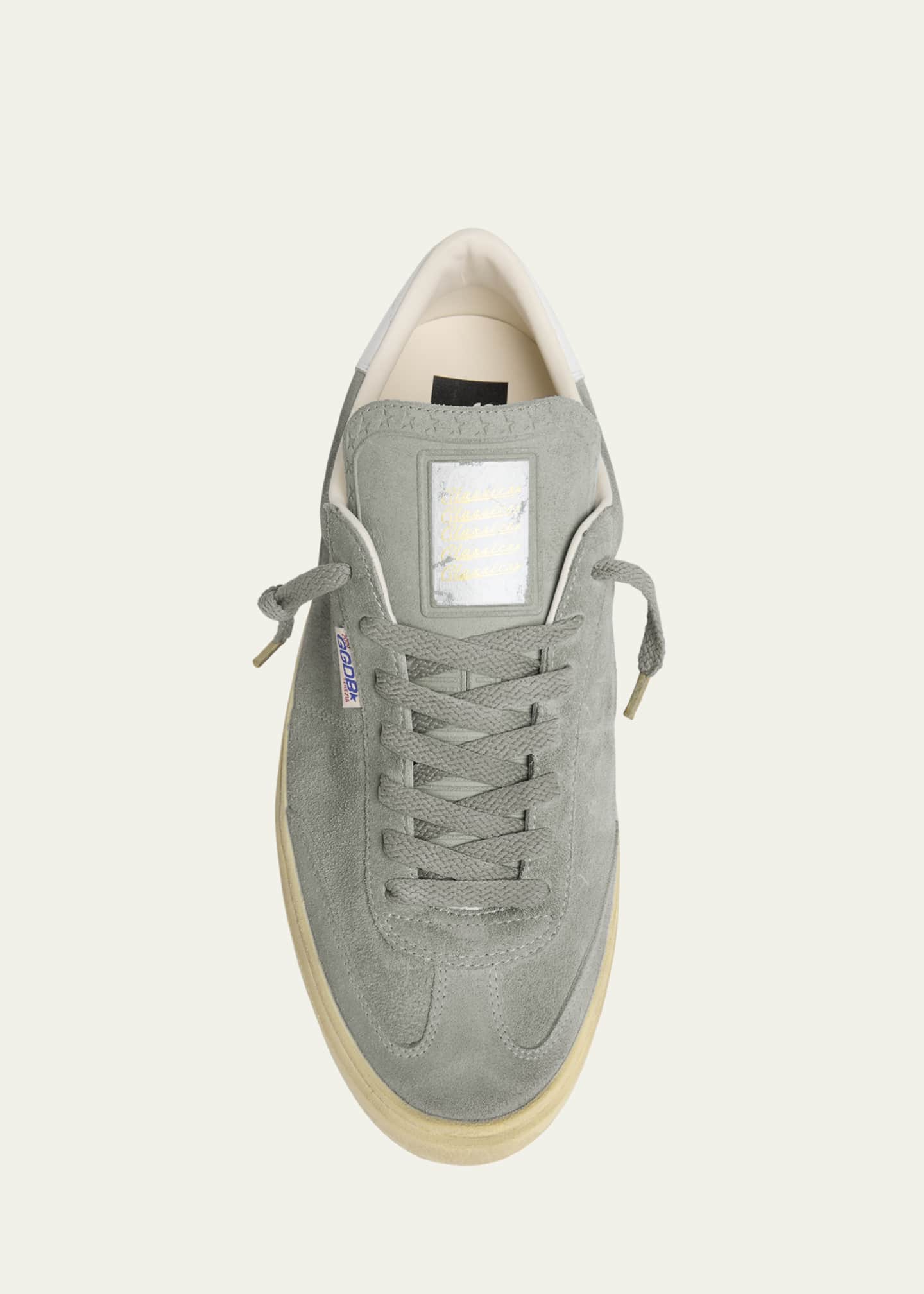 Golden Goose Men's Soul-Star Suede Low-Top Sneakers Image 6 of 6
