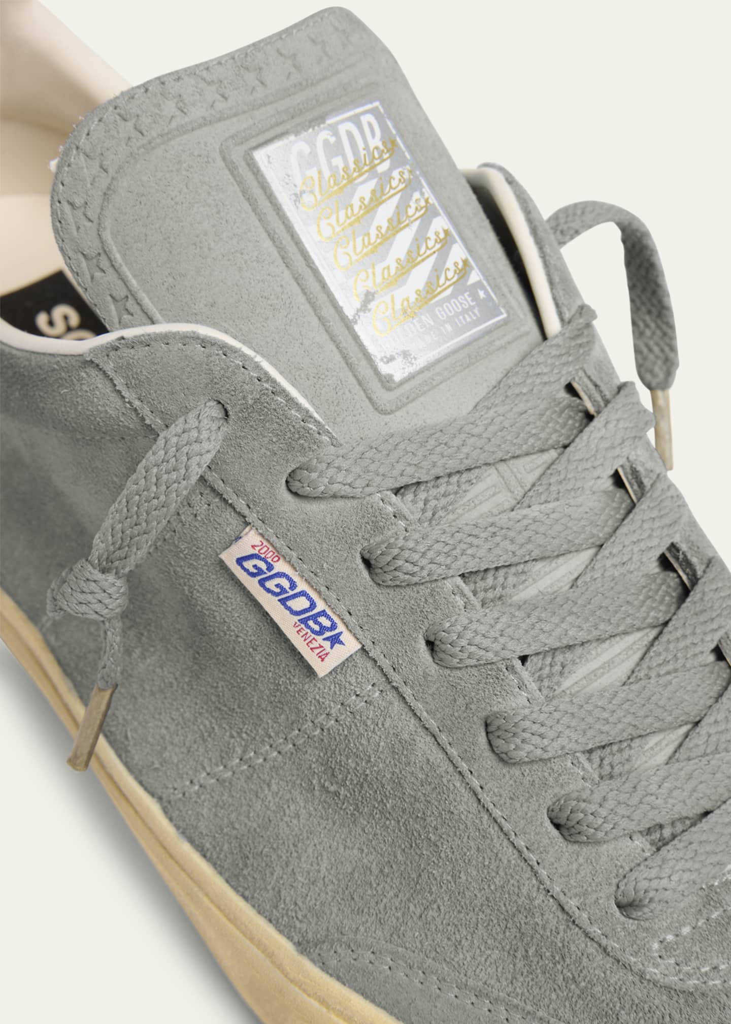 Golden Goose Men's Soul-Star Suede Low-Top Sneakers Image 5 of 6