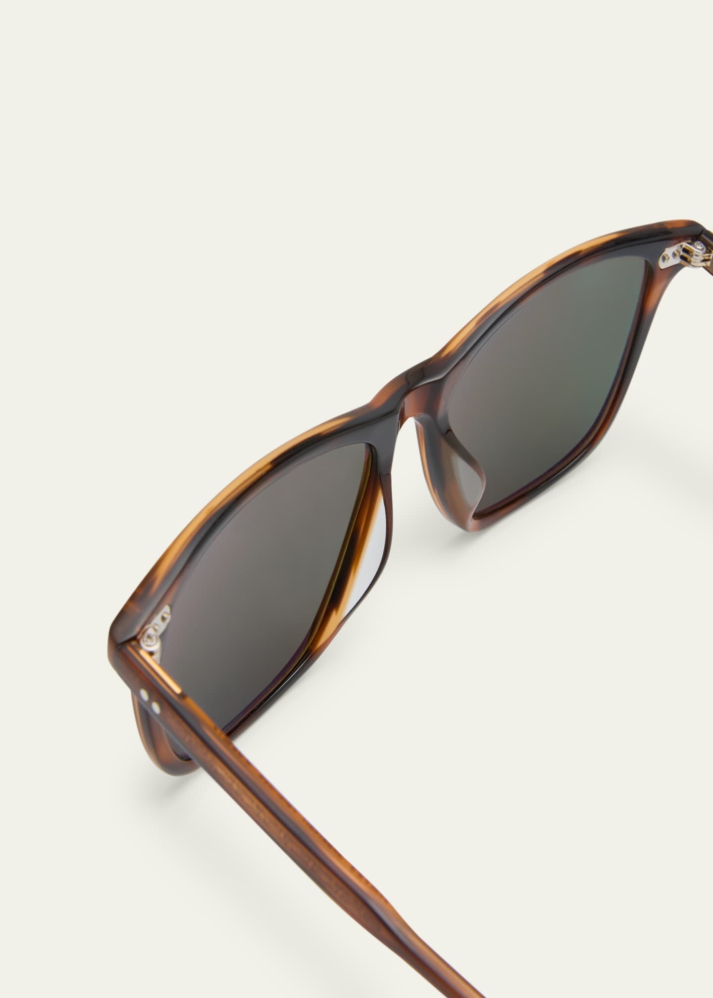 Garrett Leight Men's Hayes Sun Polarized Square Sunglasses Image 4 of 5