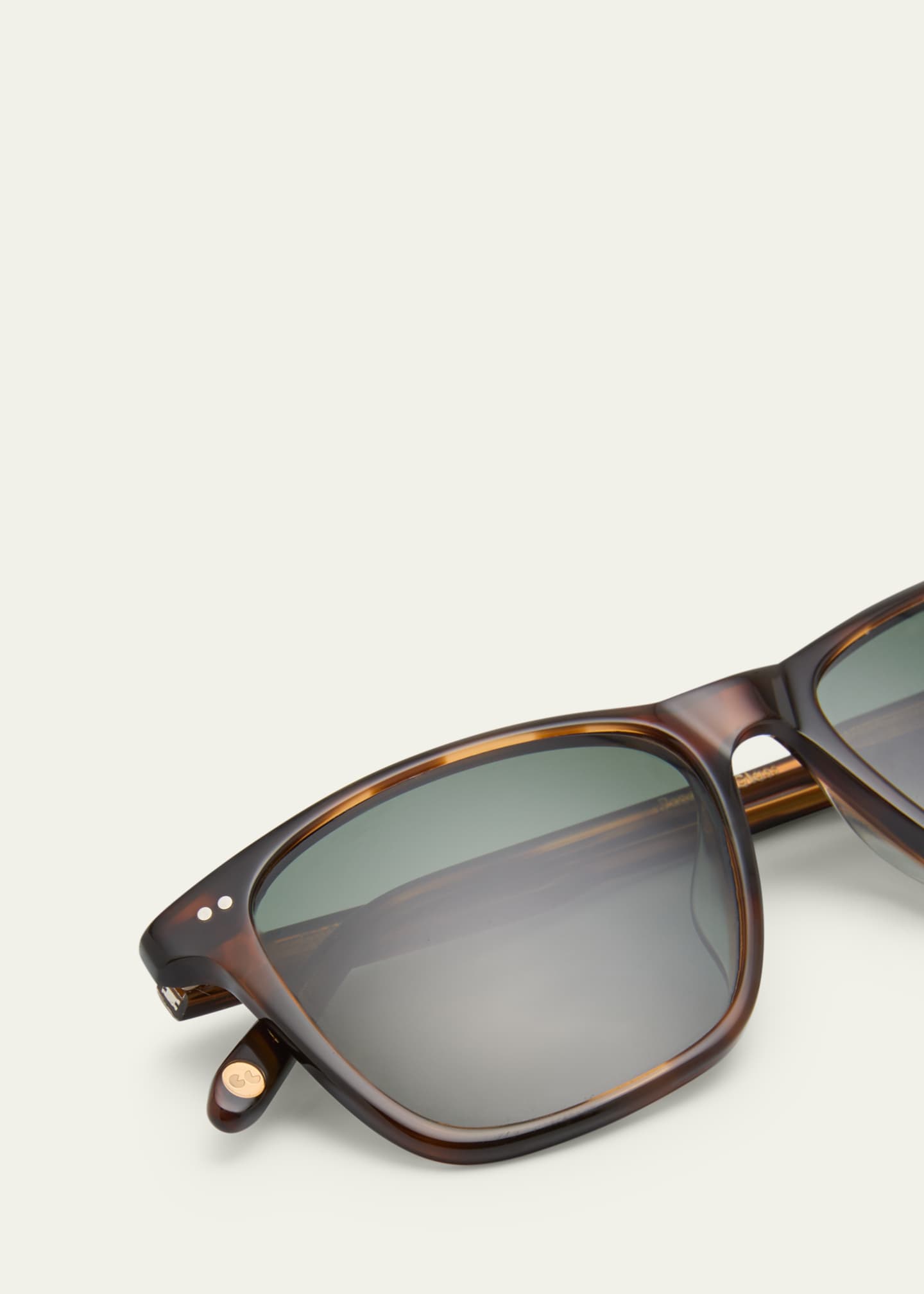 Garrett Leight Men's Hayes Sun Polarized Square Sunglasses Image 5 of 5