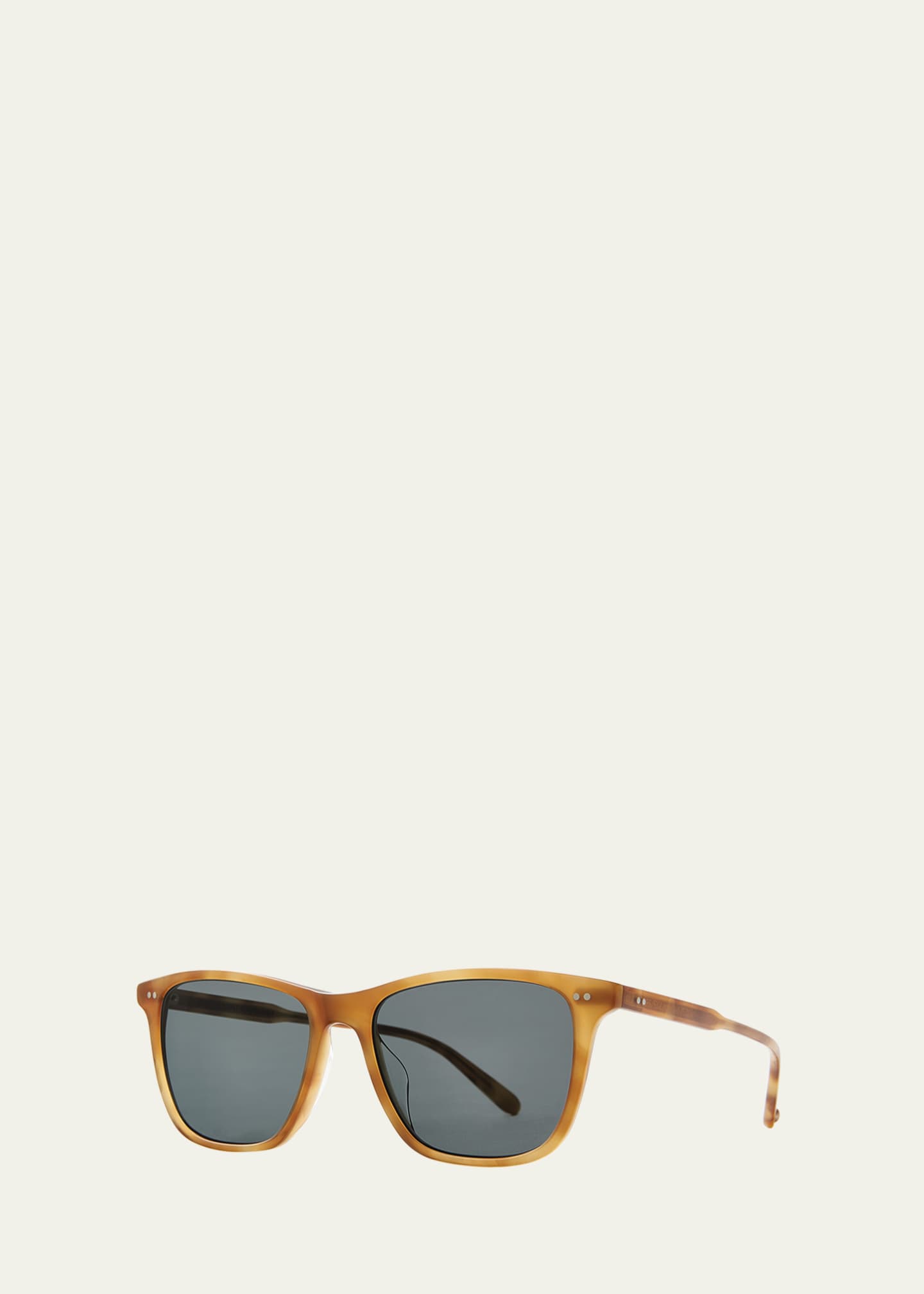 Garrett Leight Men's Hayes Sun Polarized Square Sunglasses Image 2 of 5