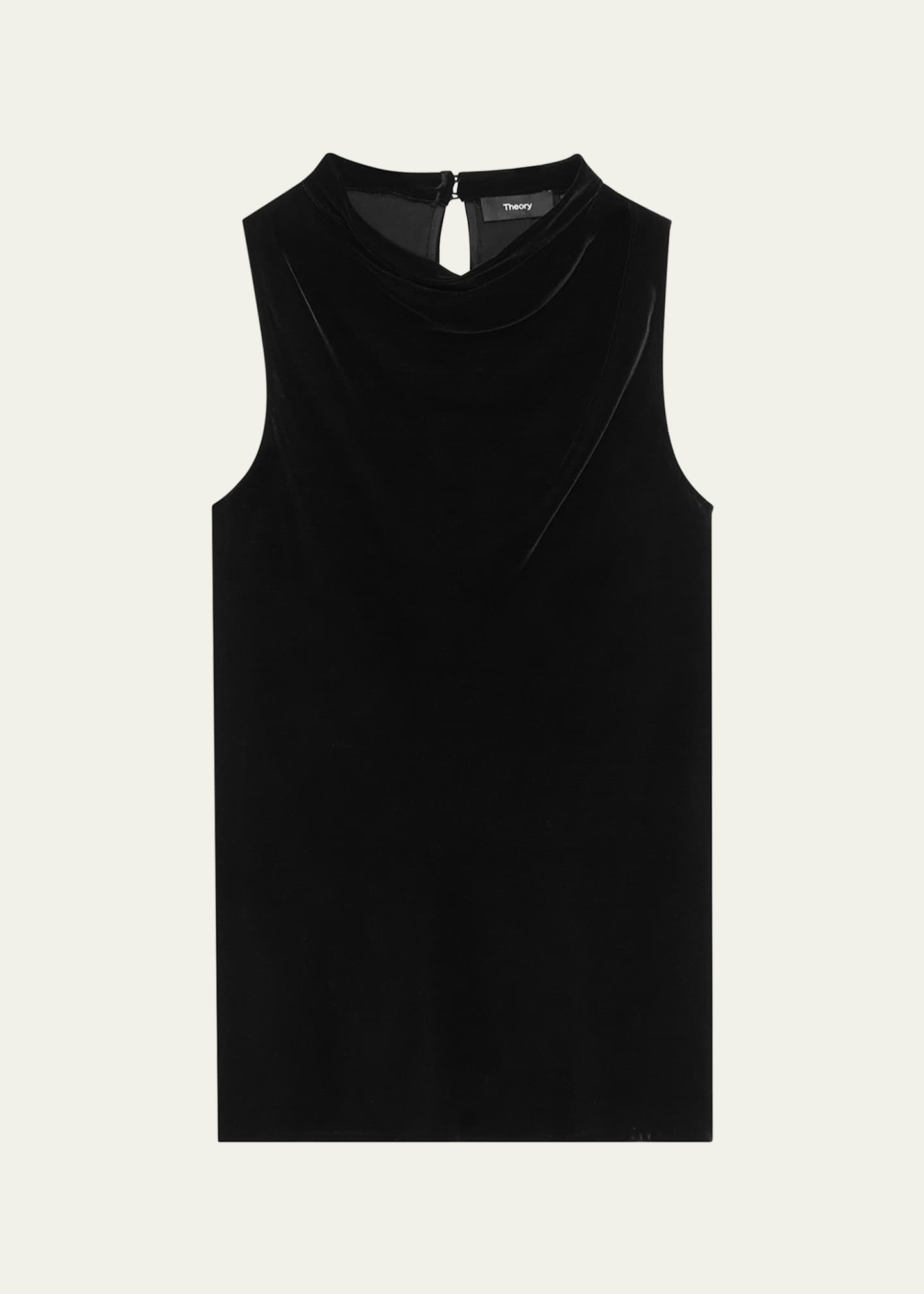 Velvet sleeveless on sale top