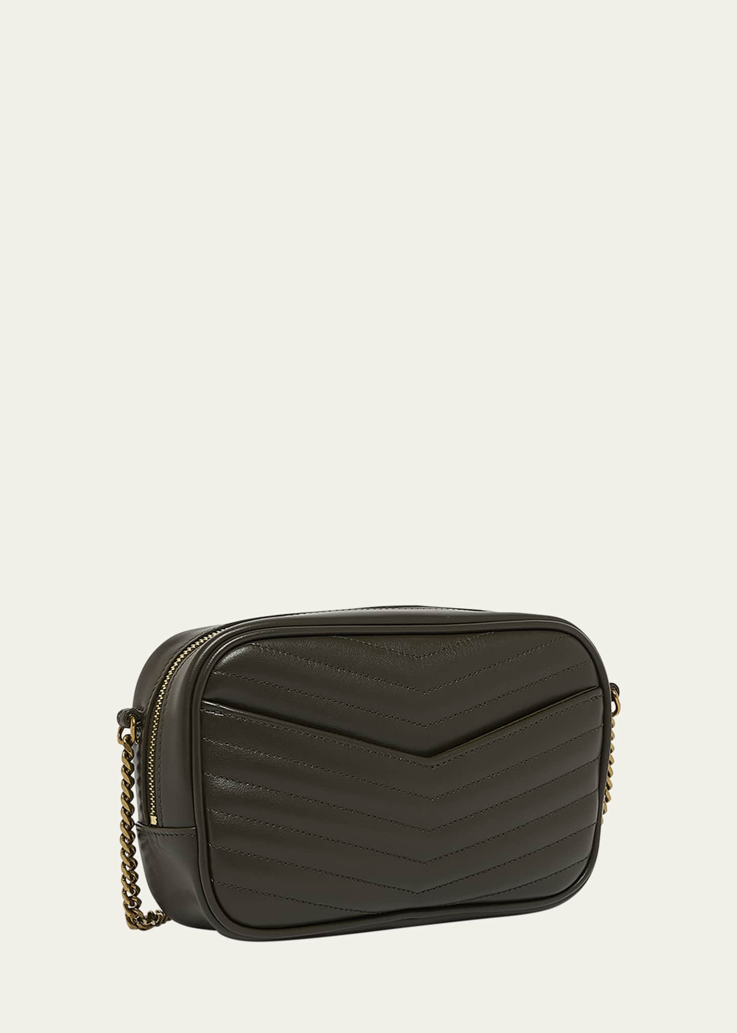 Saint Laurent Lou Mini YSL Camera Bag in Smooth Quilted Leather Image 3 of 5