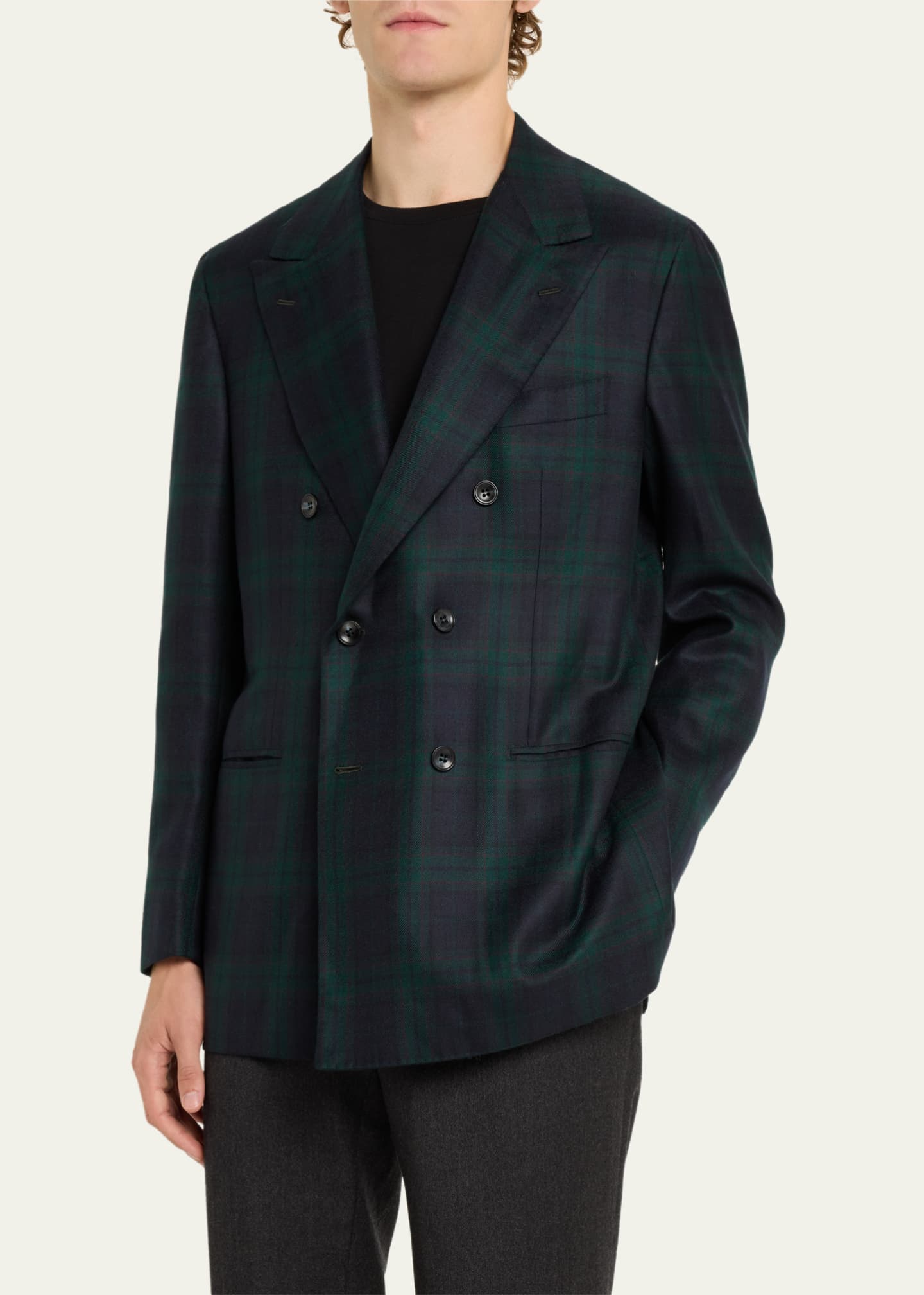 Black watch plaid dinner jacket hotsell