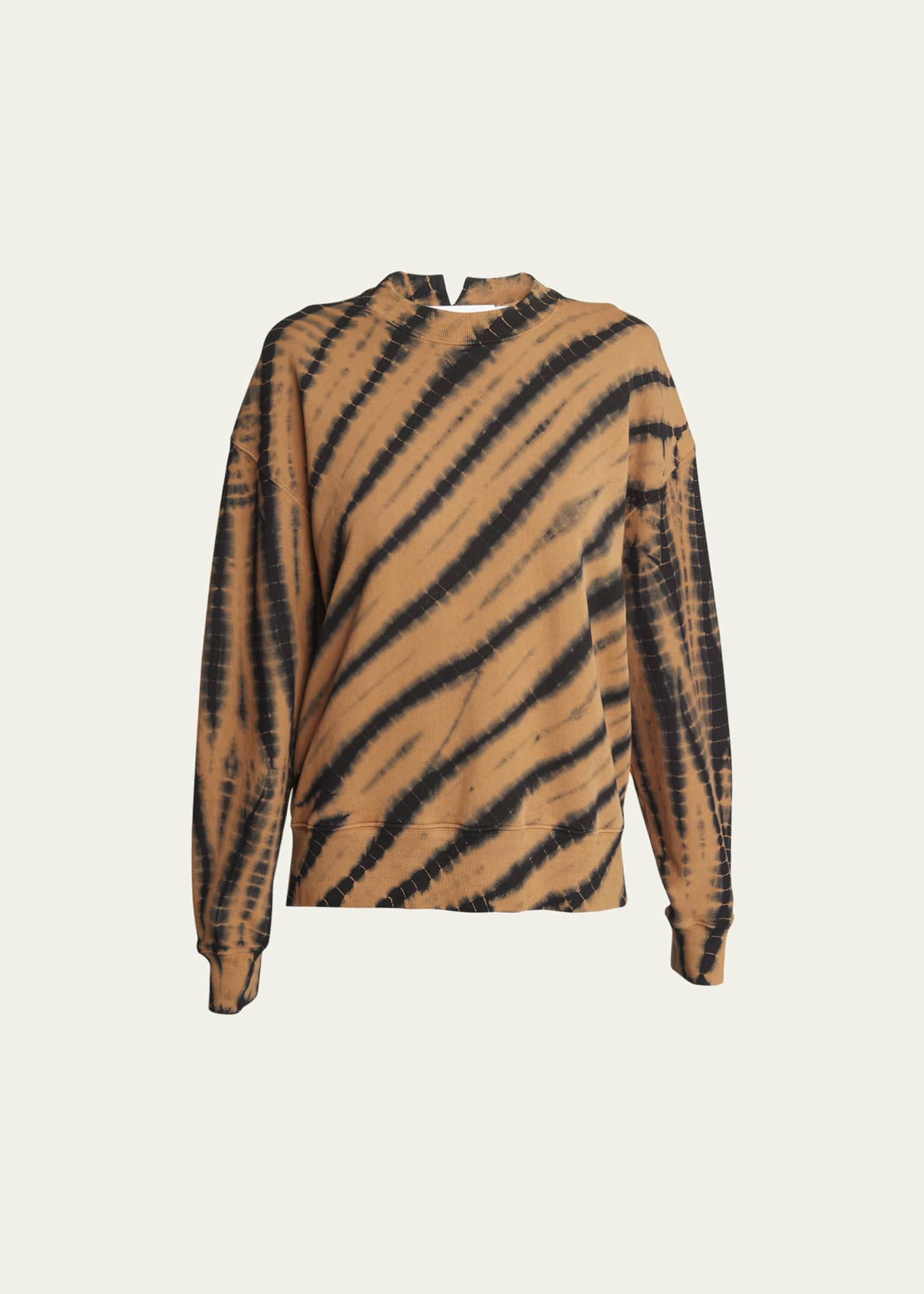 Proenza Schouler White Label Blake Pullover Tie Dye Sweatshirt