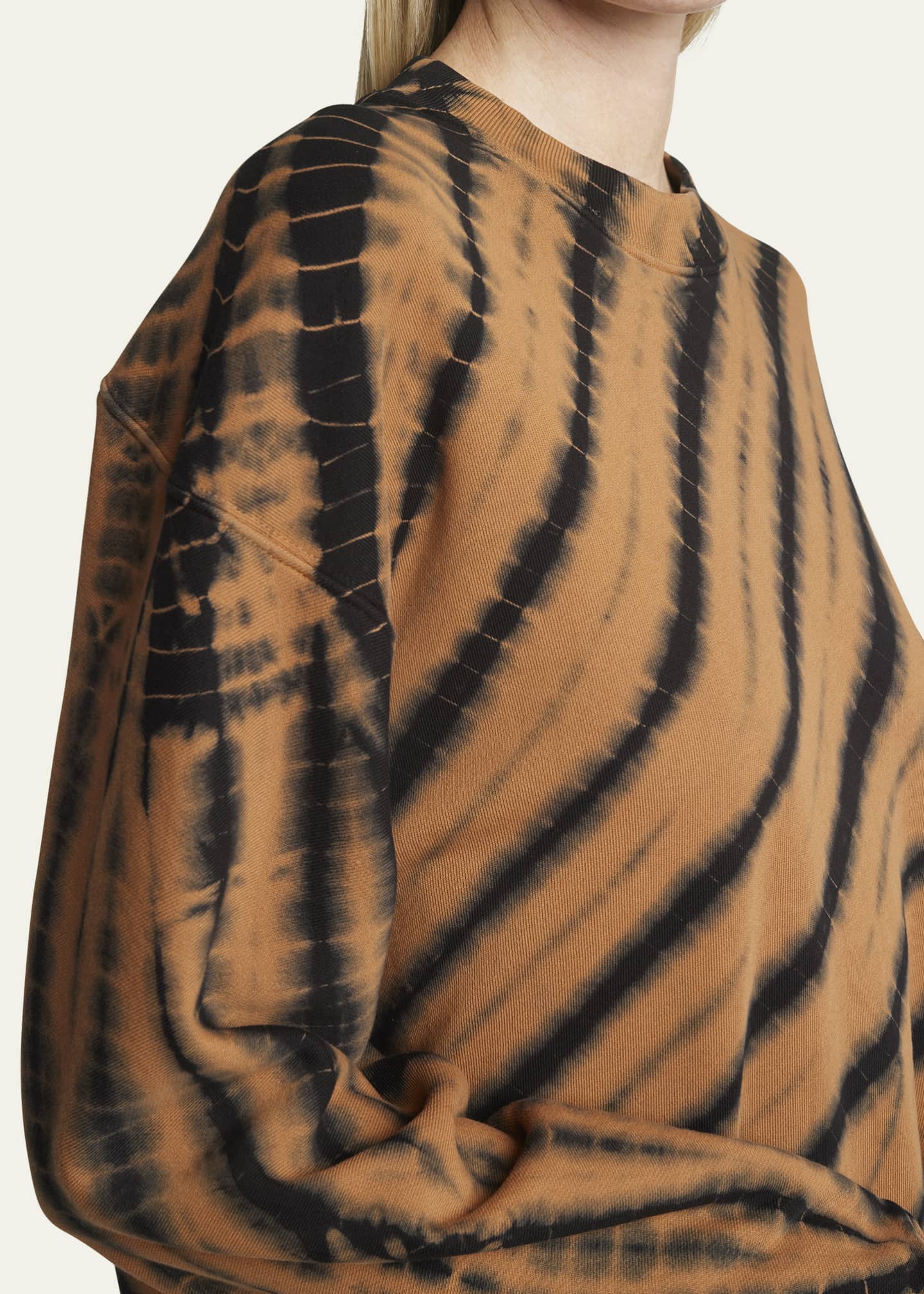 Pull and bear top tie dye sweatshirt