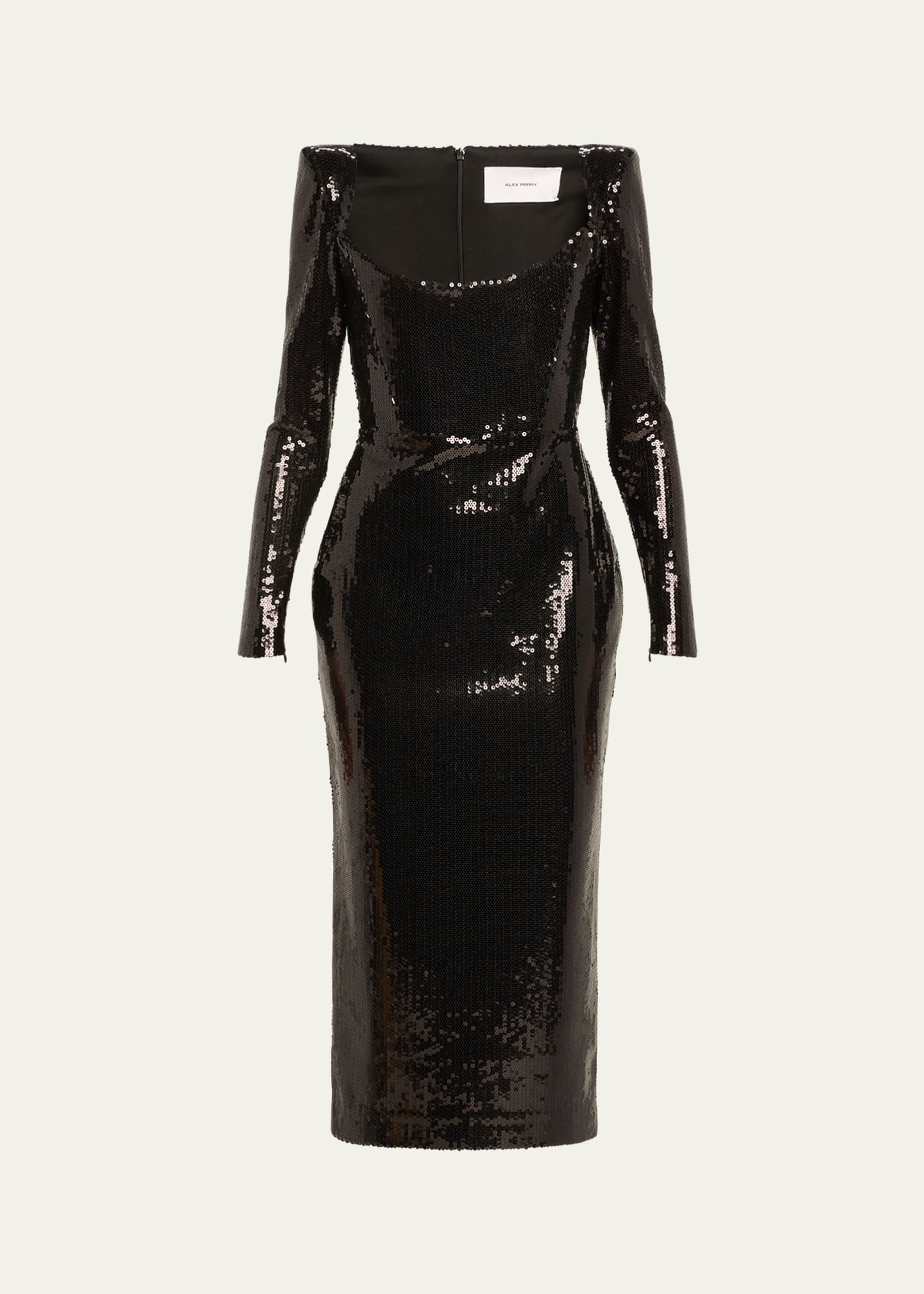 Alex perry black sequin dress hotsell