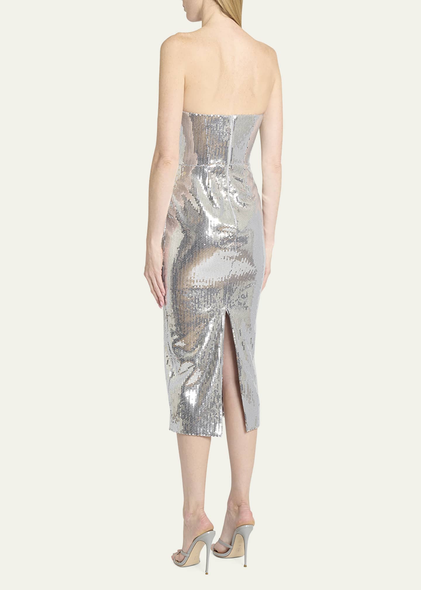Alex perry silver dress sales