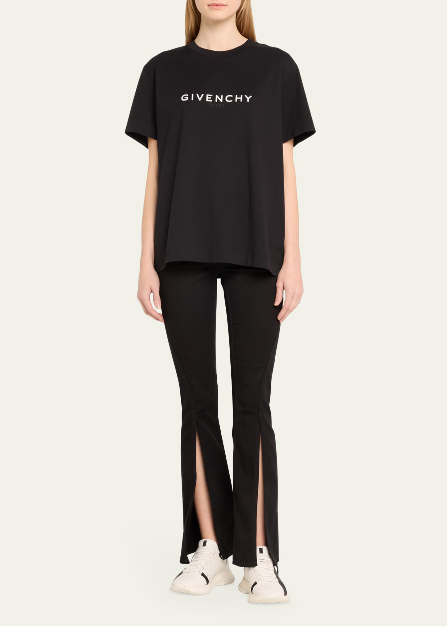 Givenchy Logo Band Mid-Rise Leggings - Bergdorf Goodman