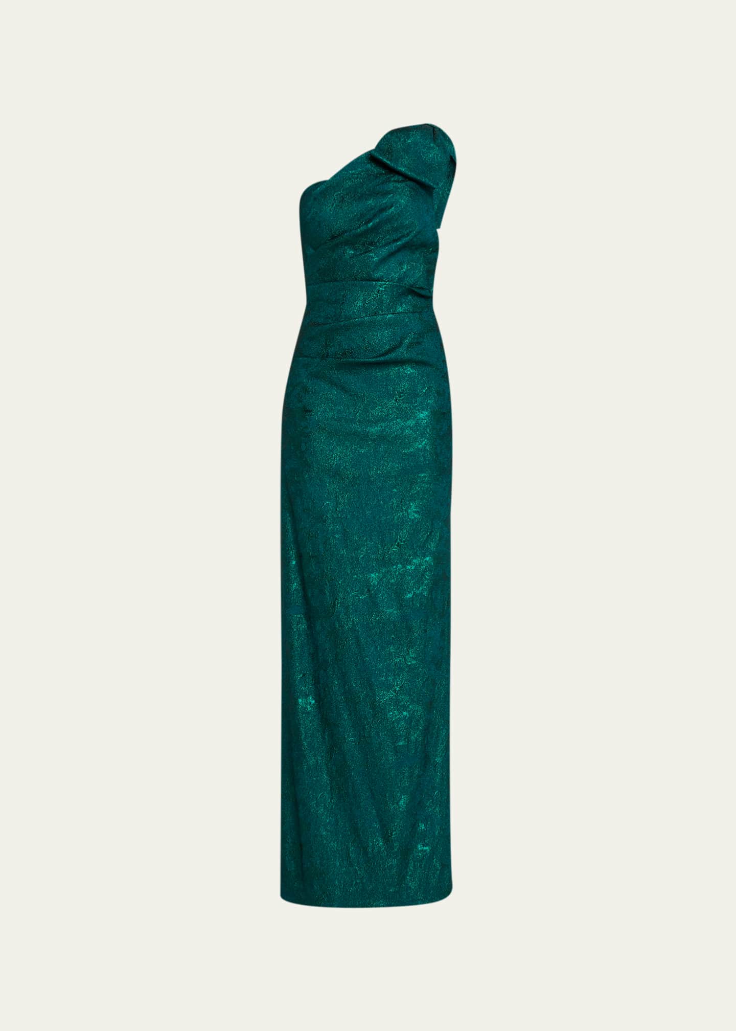 Teri jon top emerald green dress