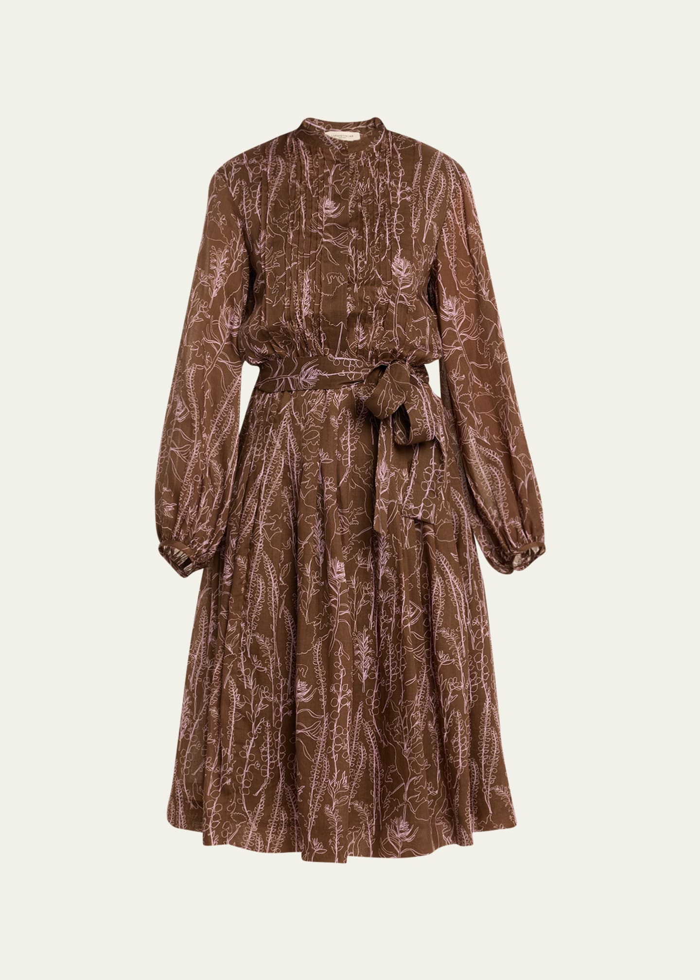 Ny collection top printed pleated dress