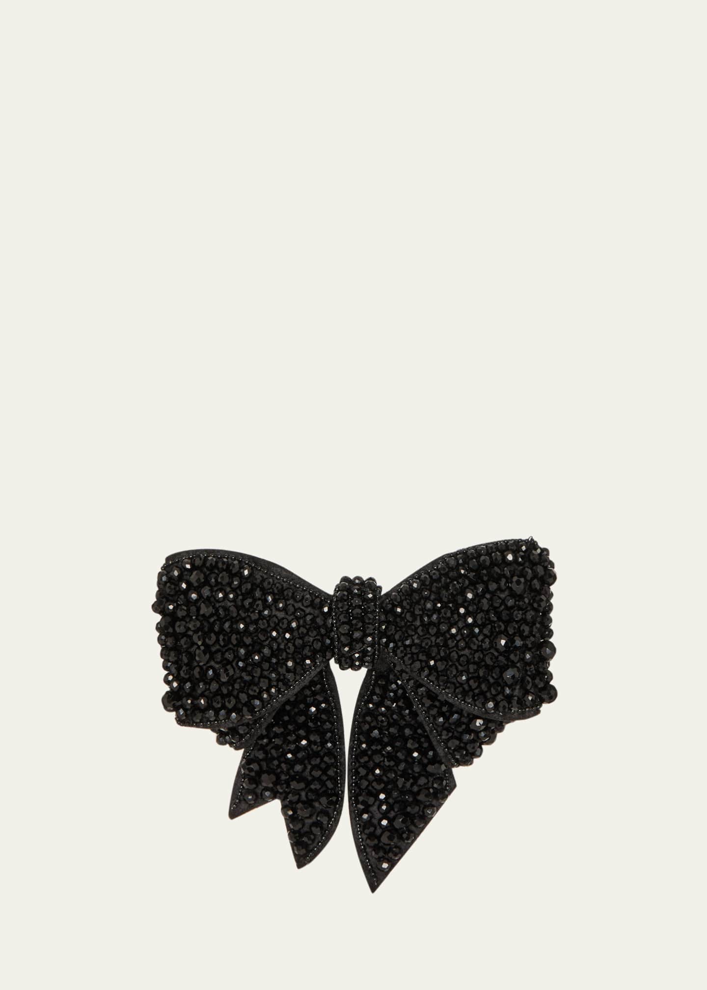 Natasha Accessories Limited Beaded Bow Barrette Bergdorf Goodman