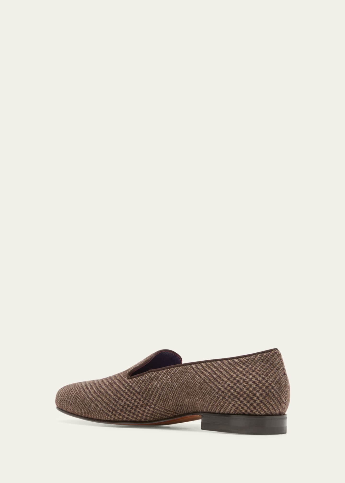 Ralph Lauren Purple Label Men s Alonzo RL Embroidered Plaid Loafers