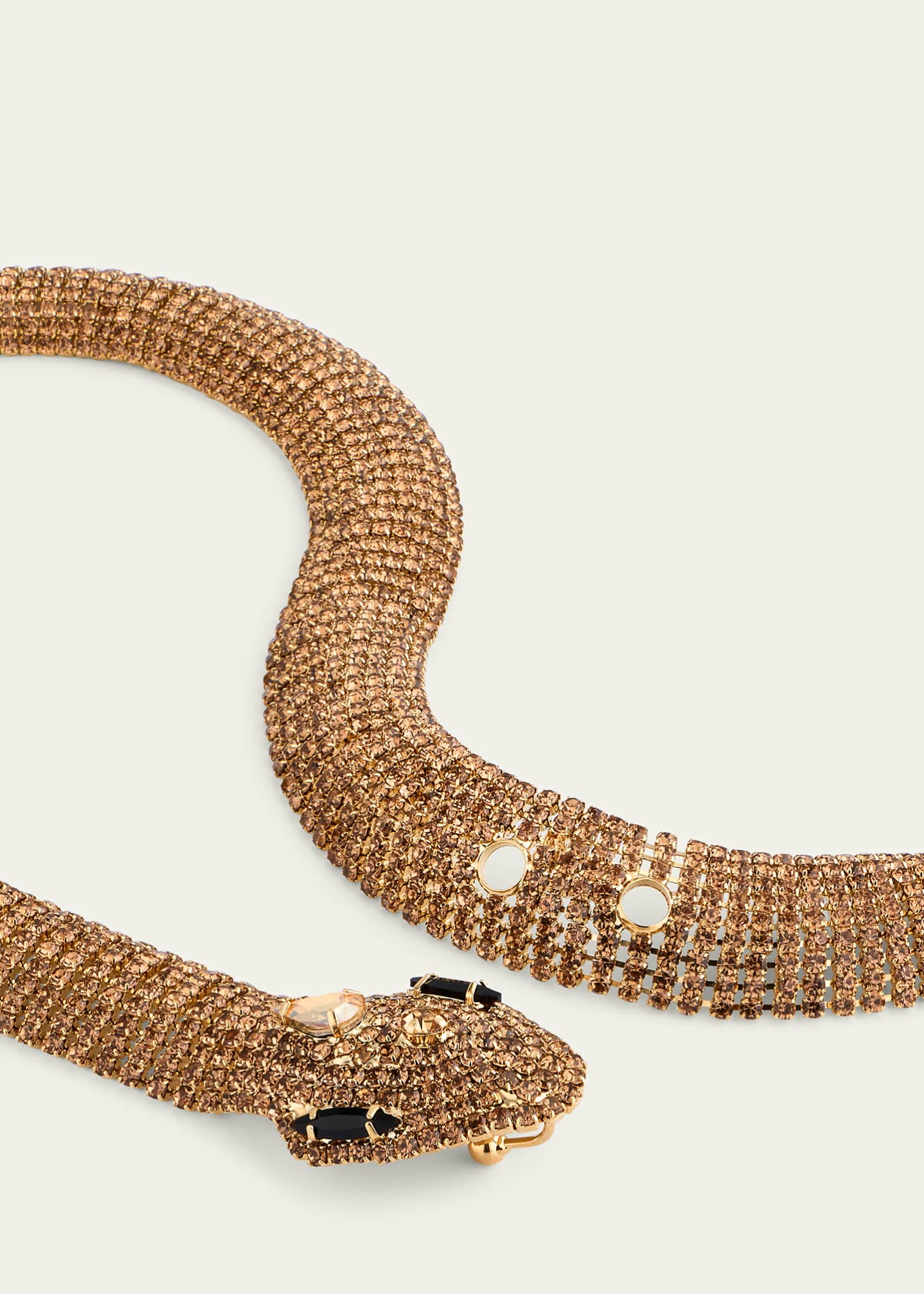 Natasha Accessories Limited Embellished Snake Necklace Image 4 of 4