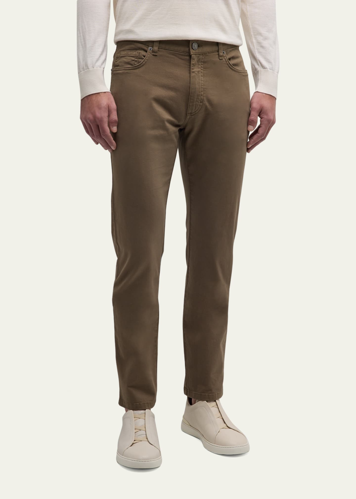 Men's Stretch Gabardine Pants by Moncler Basic