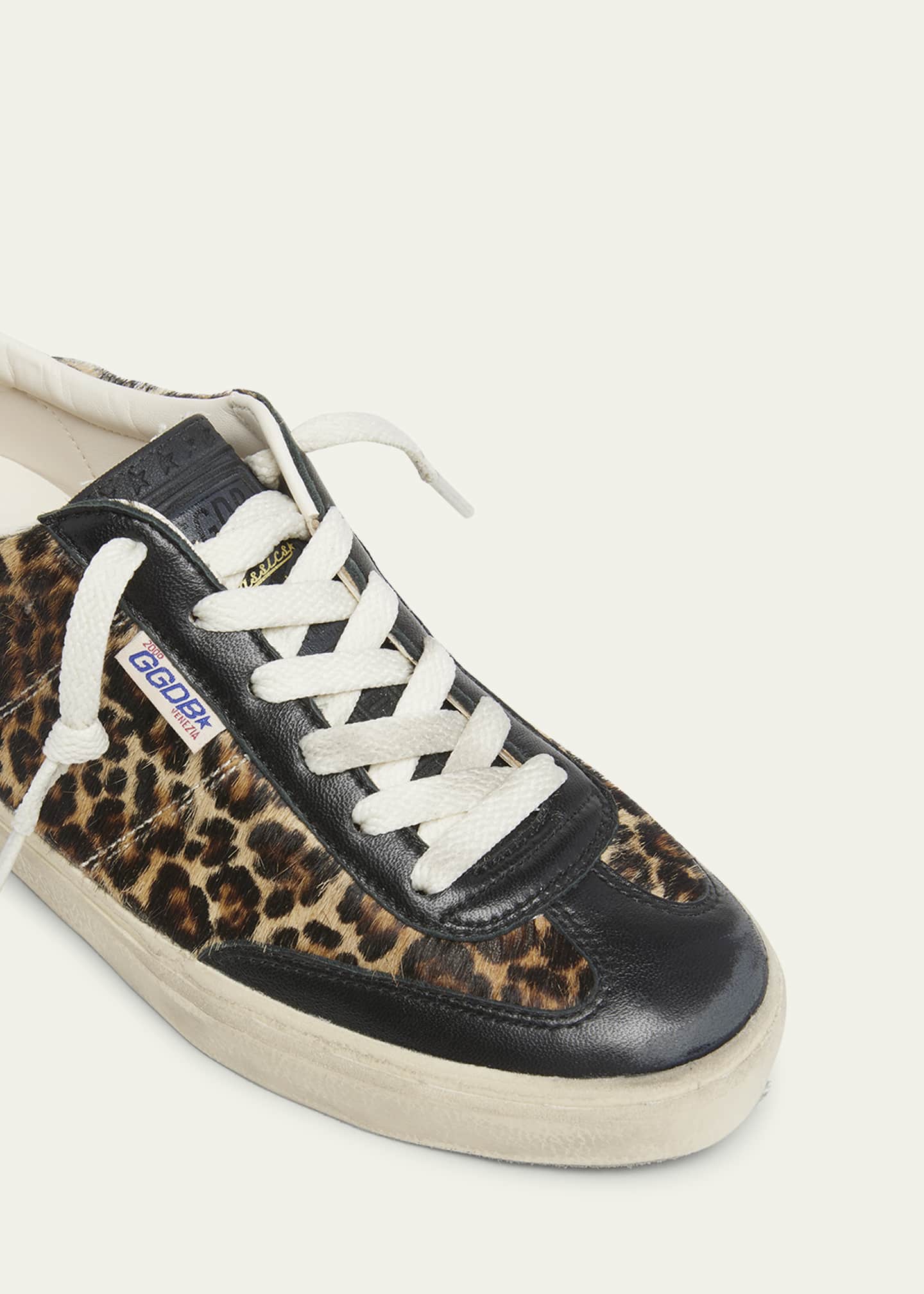 Golden Goose Soul Star Leopard Low-Top Sneakers Image 5 of 5