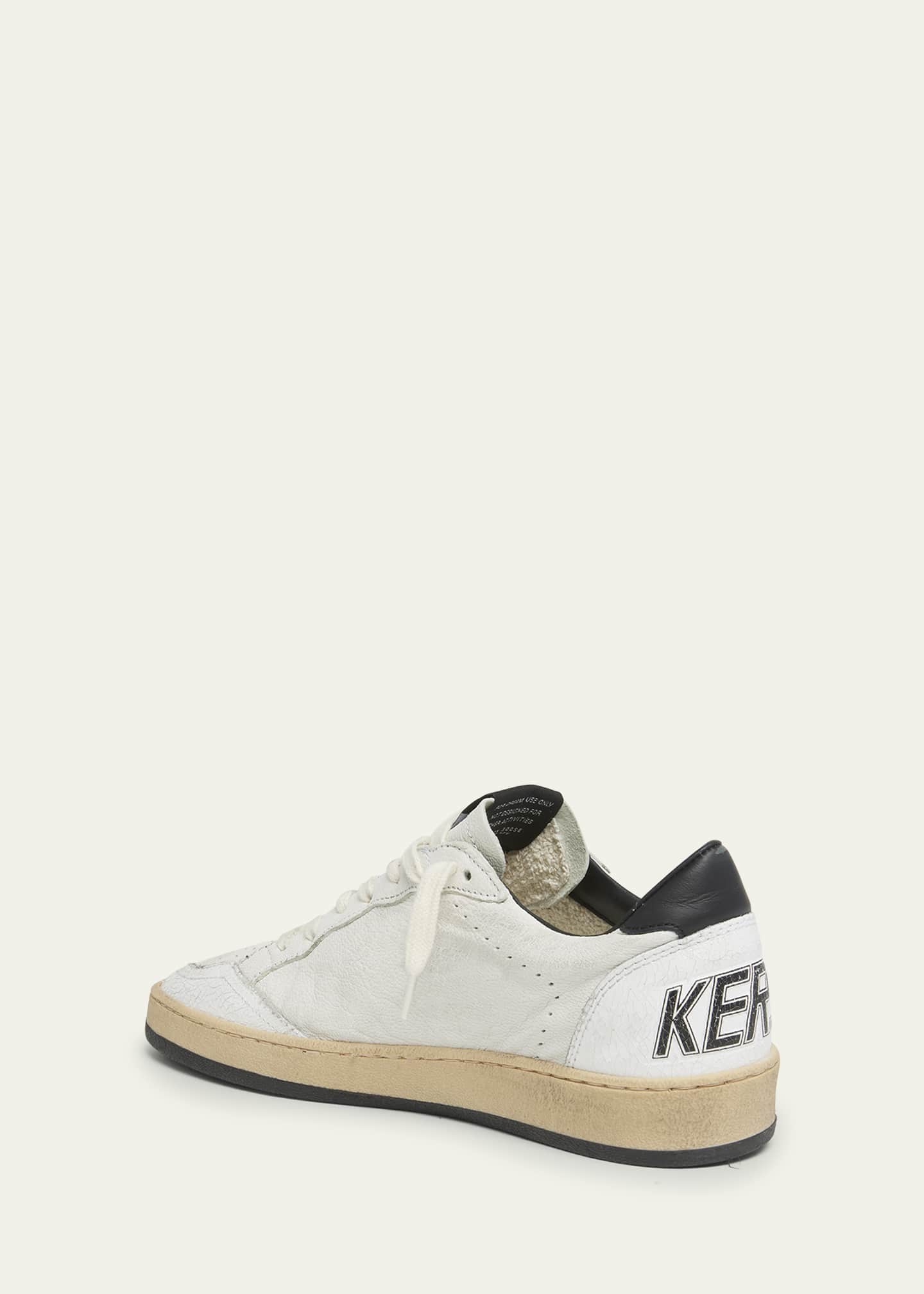 Golden Goose Ballstar Bicolor Leather Low-Top Sneakers Image 4 of 5