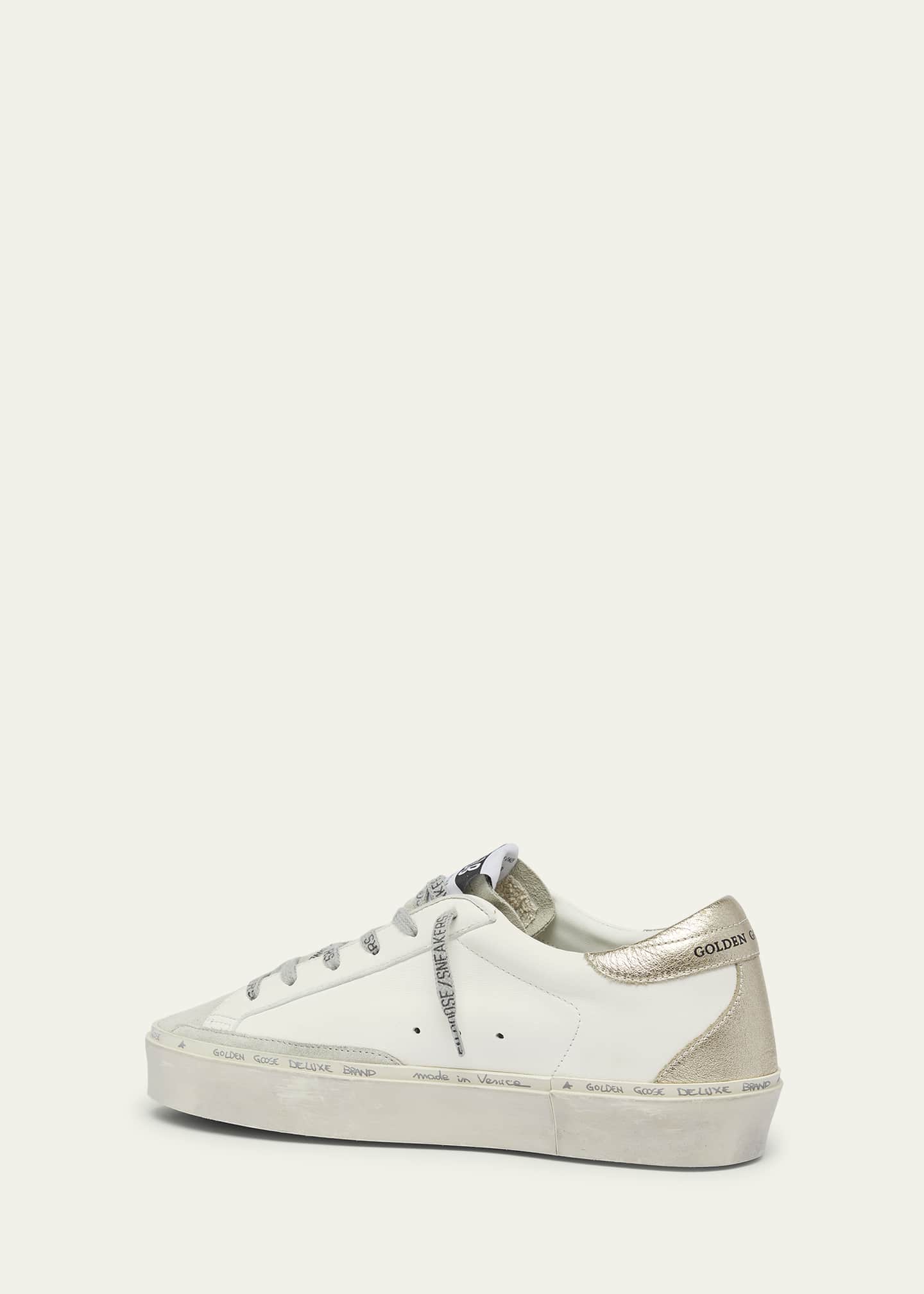Golden Goose Hi Star Embossed Leather Low-Top Sneakers Image 4 of 5