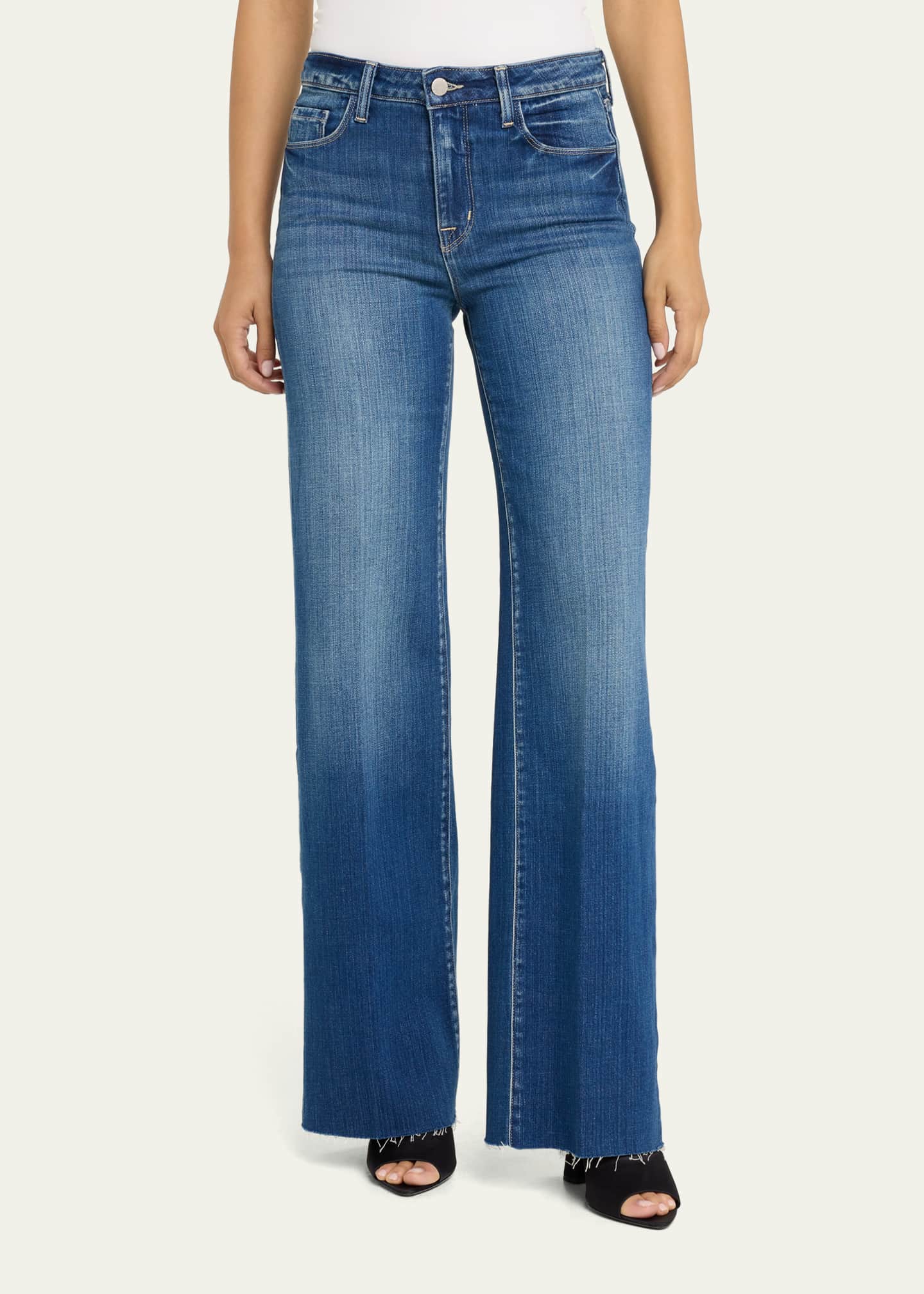 L'Agence Scottie High Rise Wide-Leg Jeans Image 4 of 5