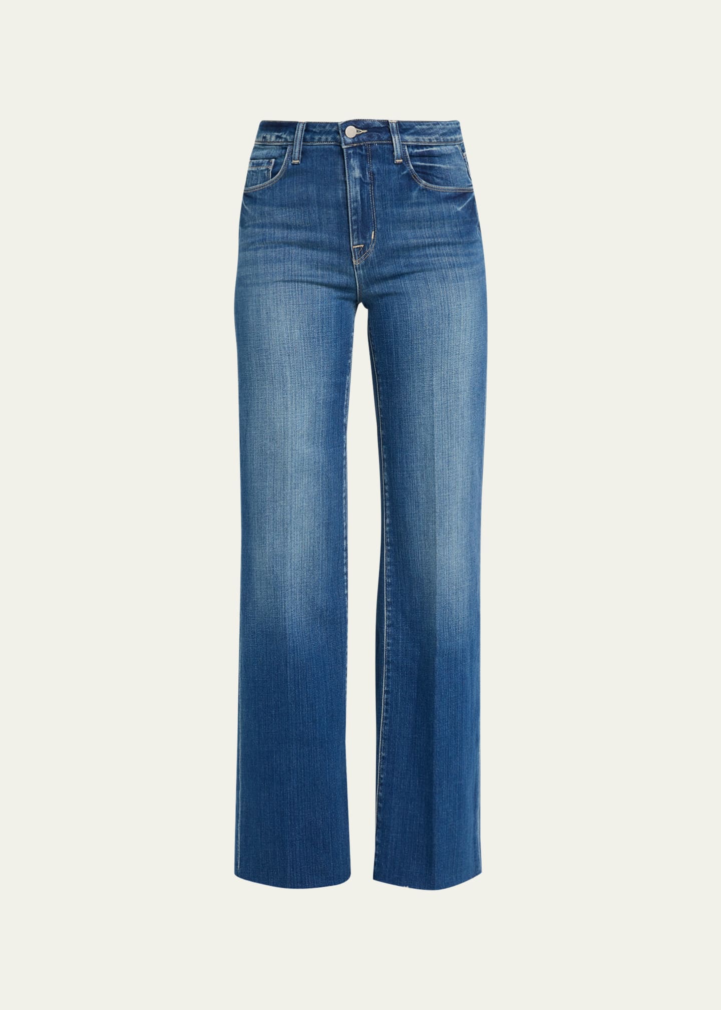 L'Agence Scottie High Rise Wide-Leg Jeans Image 1 of 5