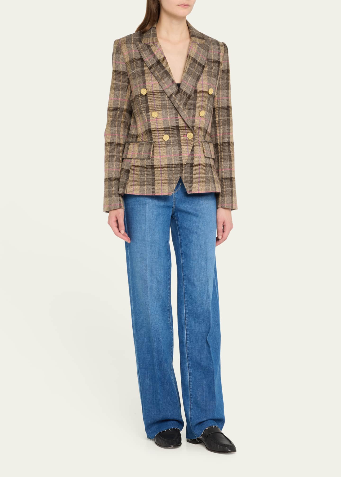 L'Agence Scottie High Rise Wide-Leg Jeans Image 2 of 4