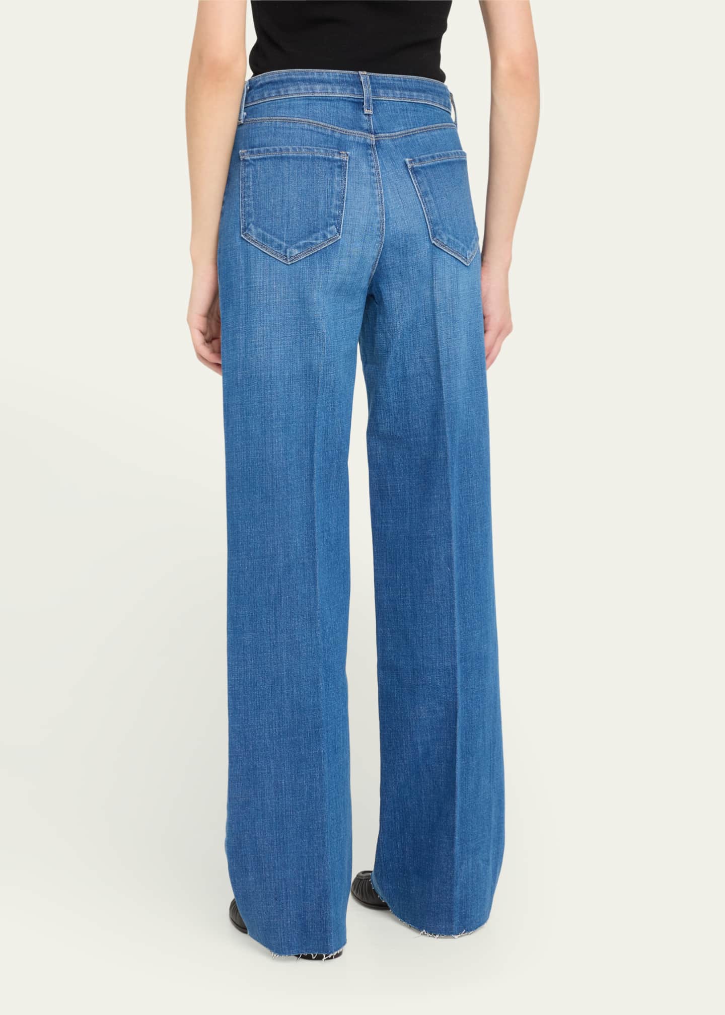 L'Agence Scottie High Rise Wide-Leg Jeans Image 3 of 4