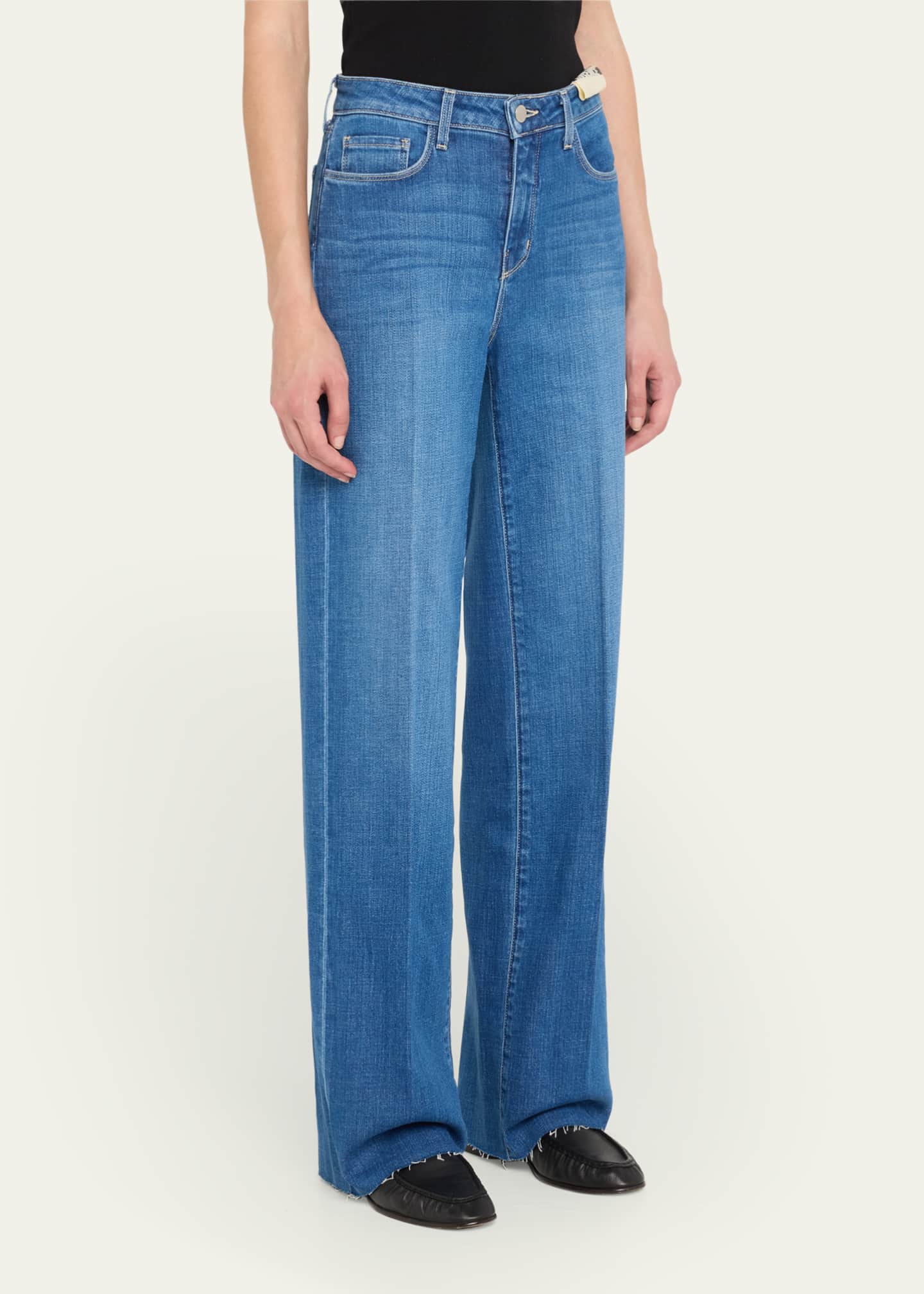 L'Agence Scottie High Rise Wide-Leg Jeans Image 4 of 4