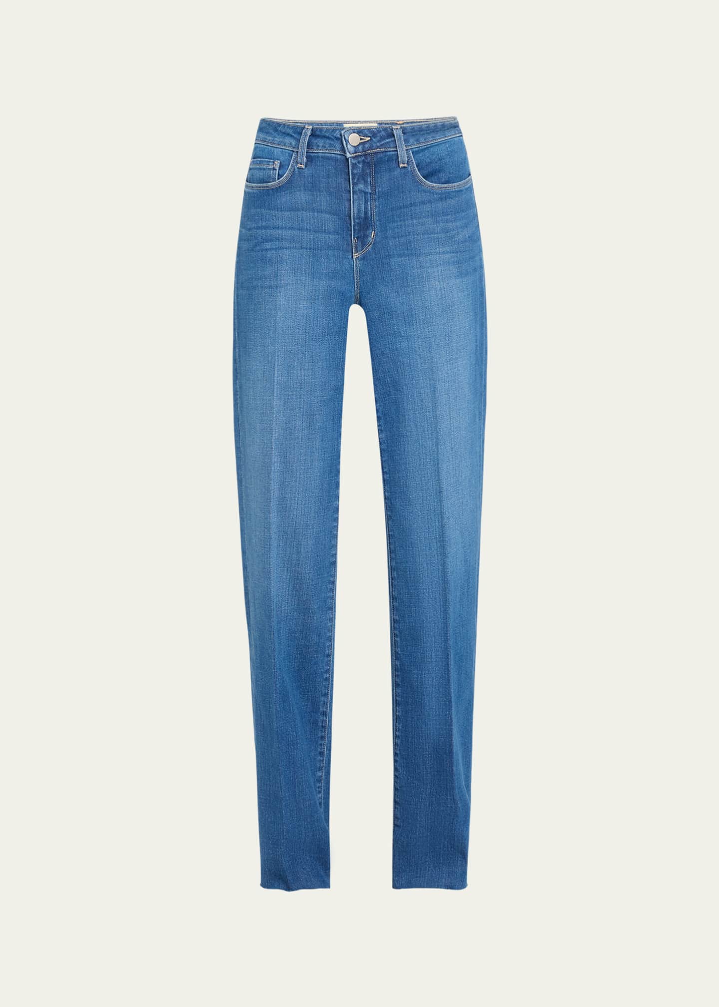 L'Agence Scottie High Rise Wide-Leg Jeans Image 1 of 4