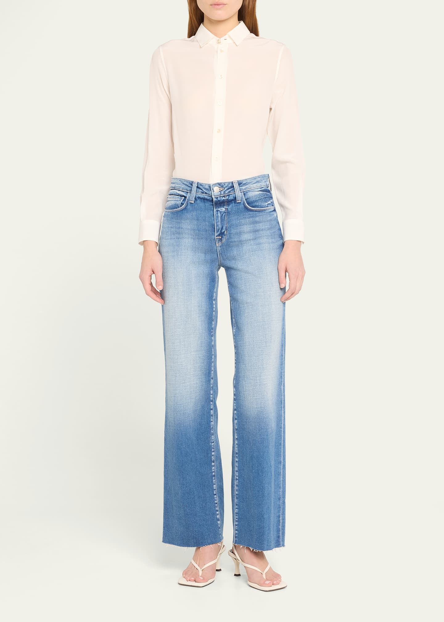 L'AGENCE Scottie Wide-Leg Jean in Hasting