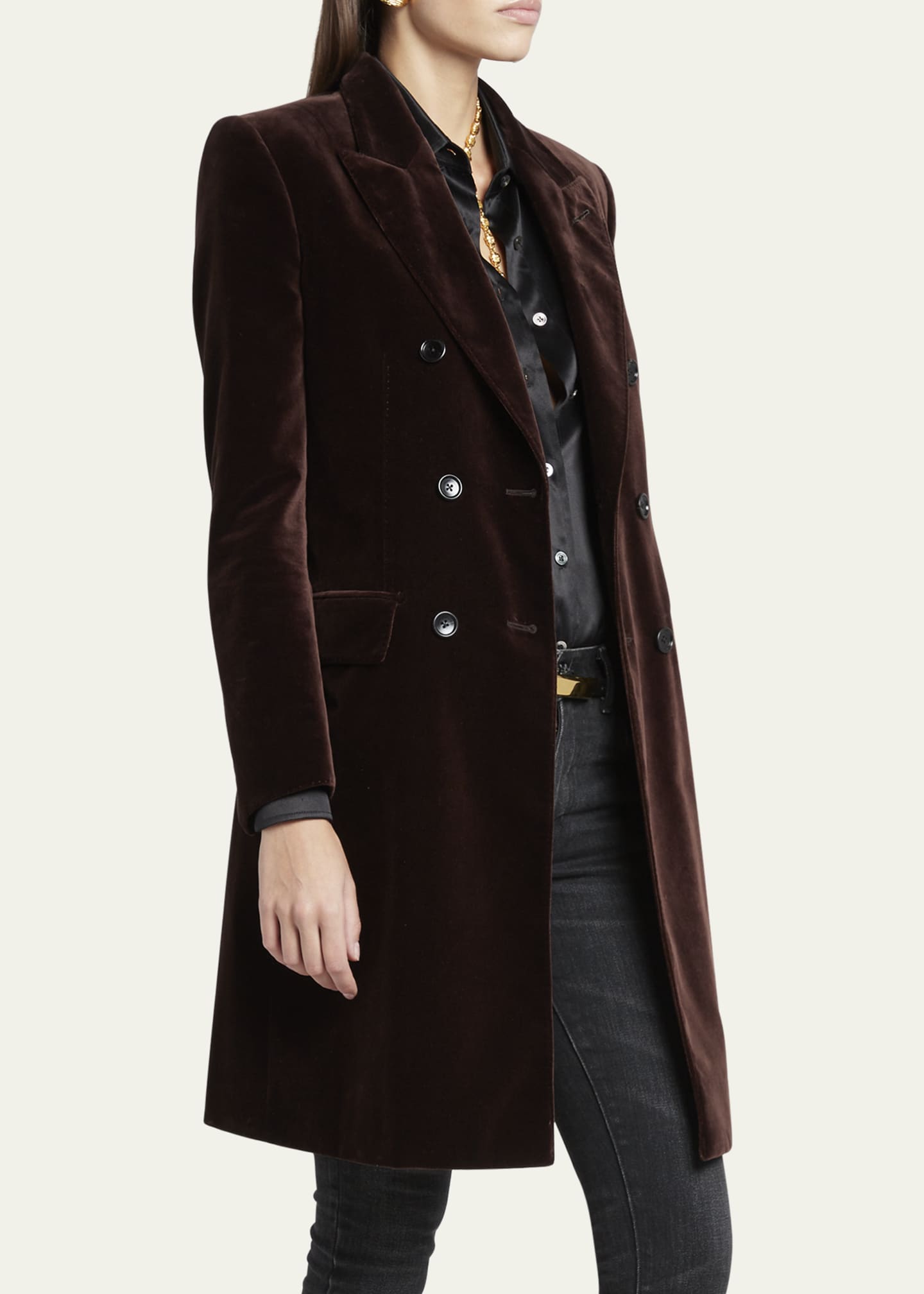 Cotton velvet coat best sale
