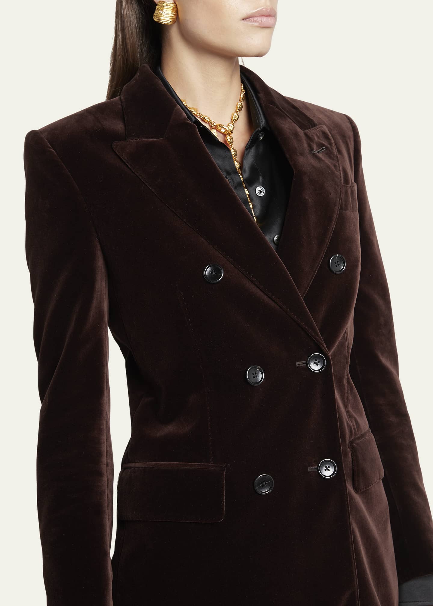 Cotton velvet coat sale