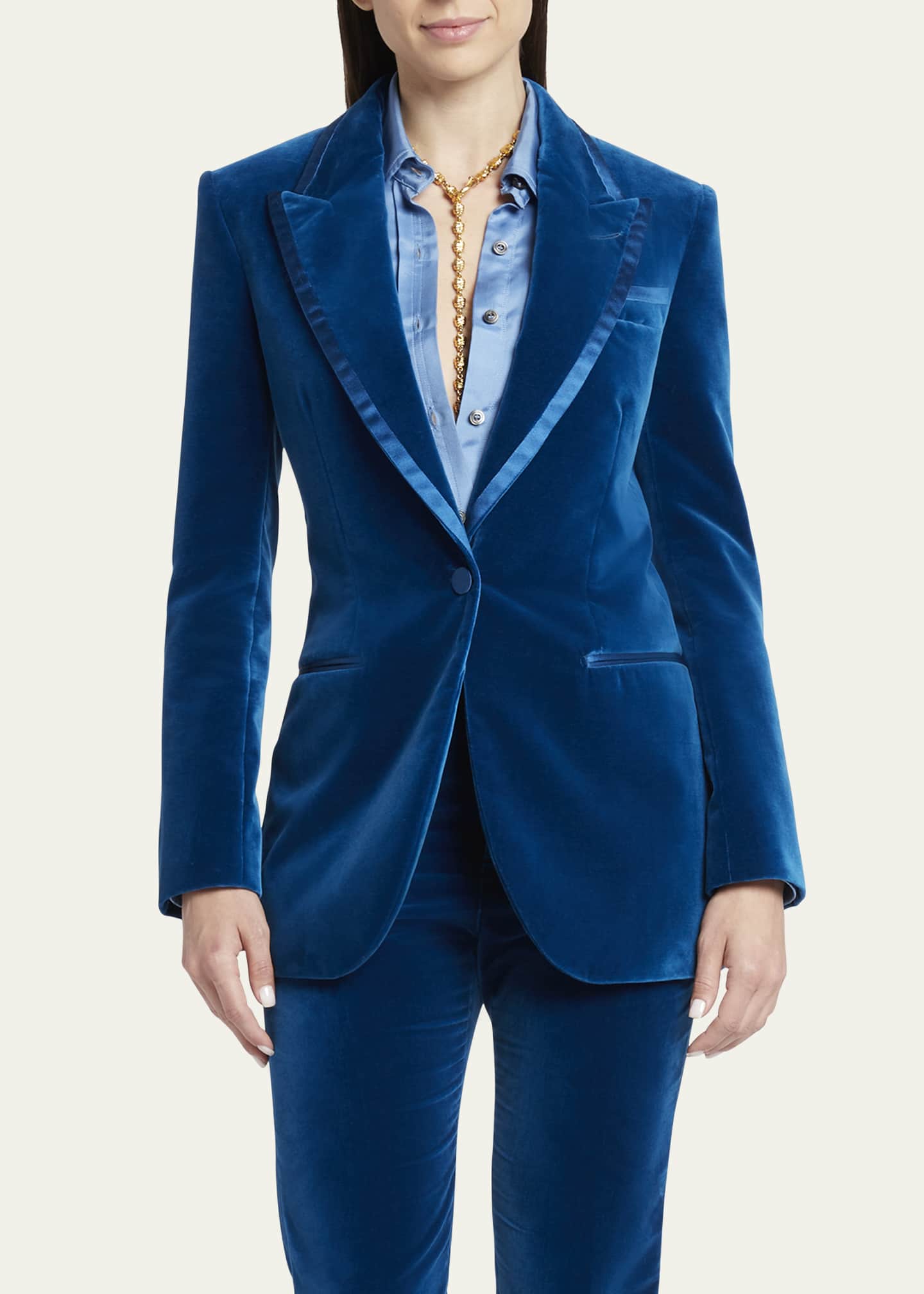 Velvet tuxedo jacket womens hot sale